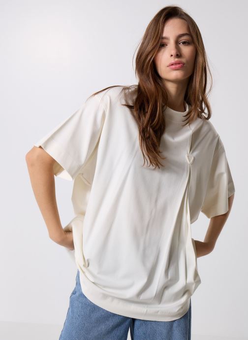 Gertrude Tee-shirts manches courtes Lya Tee-Shirt femme blanc