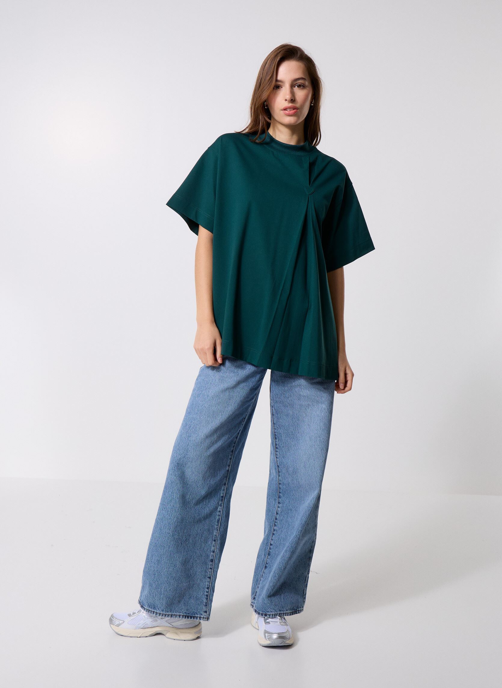 Kurzarm-T-Shirts Lya Tee-Shirt damen grün Gertrude Kurzarm-T-Shirts Lya Tee-Shirt damen grün FORET