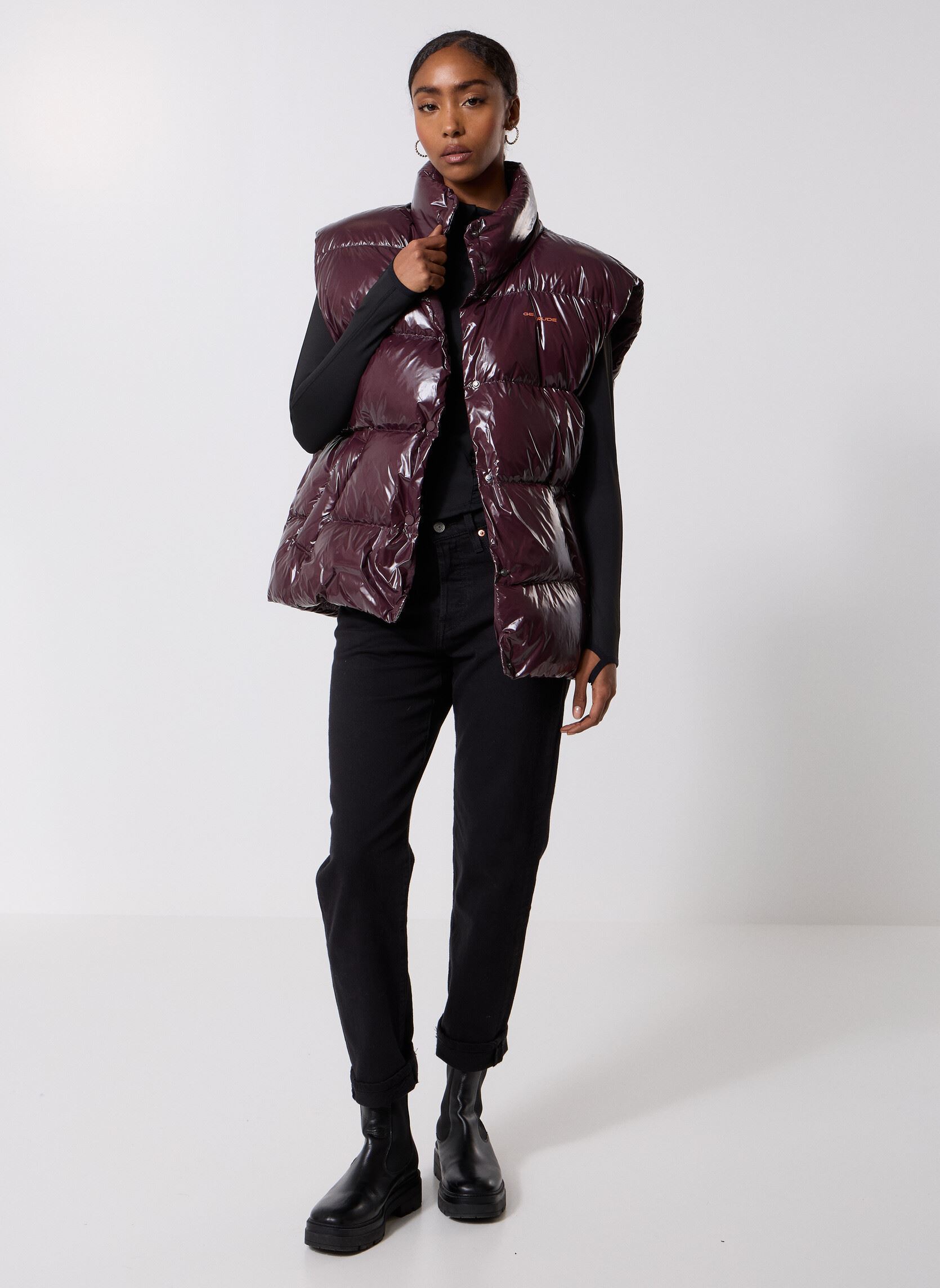 Doudounes sans manches Mara Bright Doudoune femme bordeaux Gertrude Doudounes sans manches Mara Bright Doudoune femme bordeaux BURGUNDY