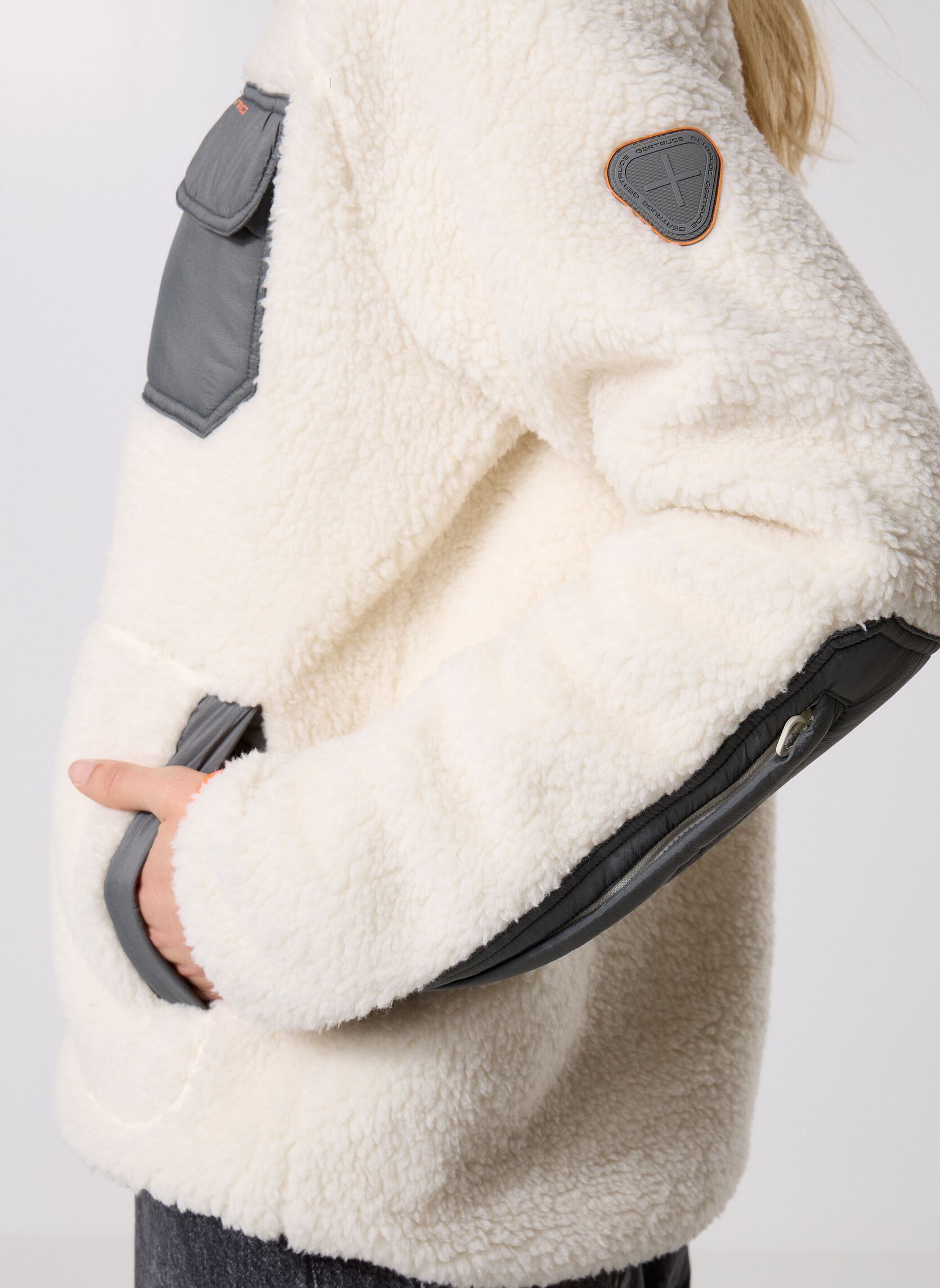 Vestes polaires Ramzi Veste blanc Gertrude Vestes polaires Ramzi Veste blanc CREME