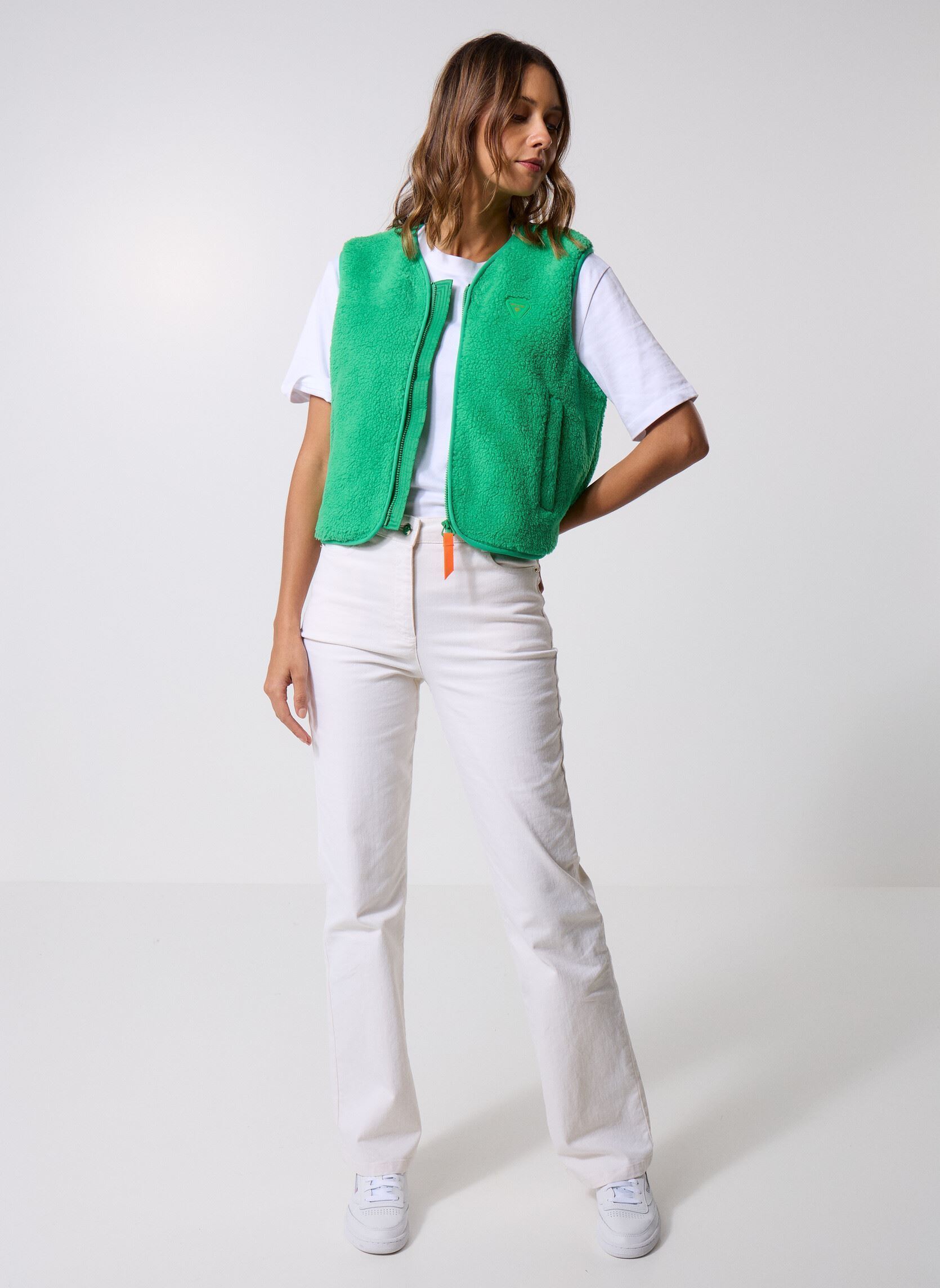 Bodywarmer Saki Veste dames groen Gertrude Bodywarmer Saki Veste dames groen ALOE