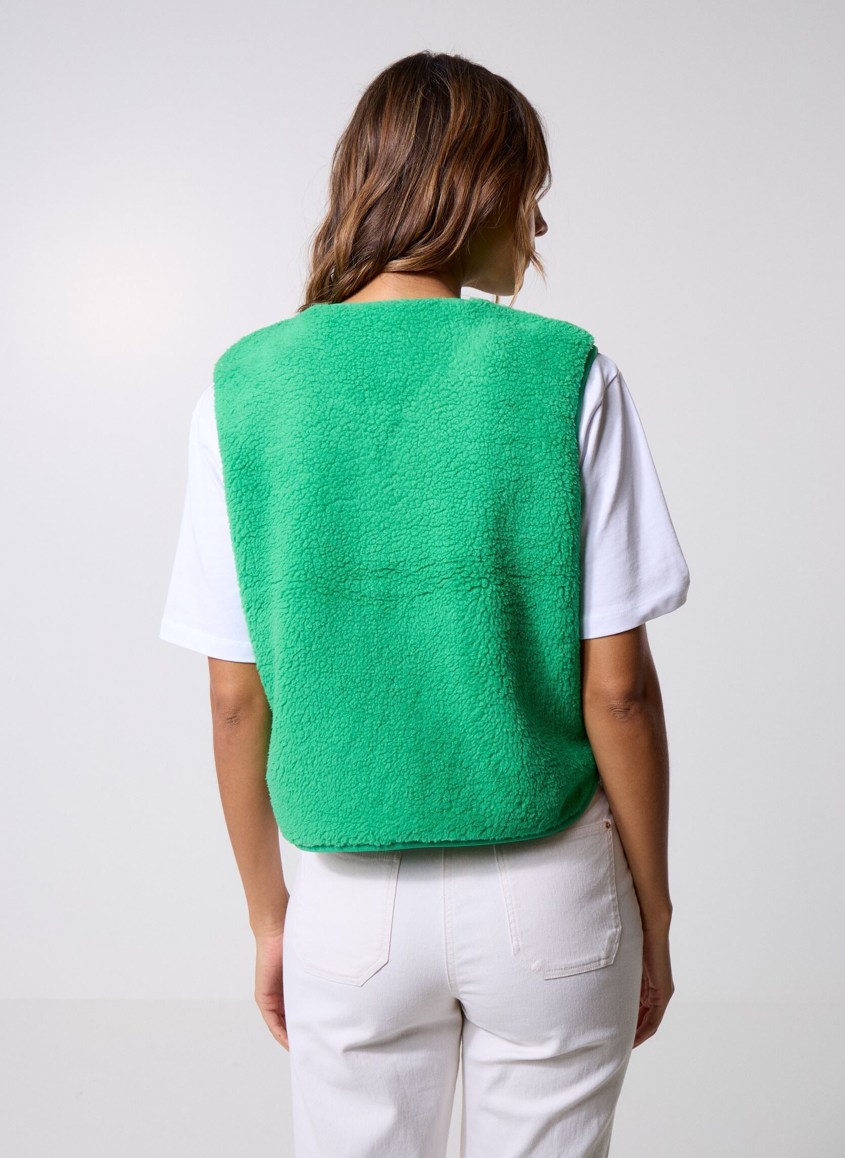 Bodywarmer Saki Veste dames groen Gertrude Bodywarmer Saki Veste dames groen ALOE