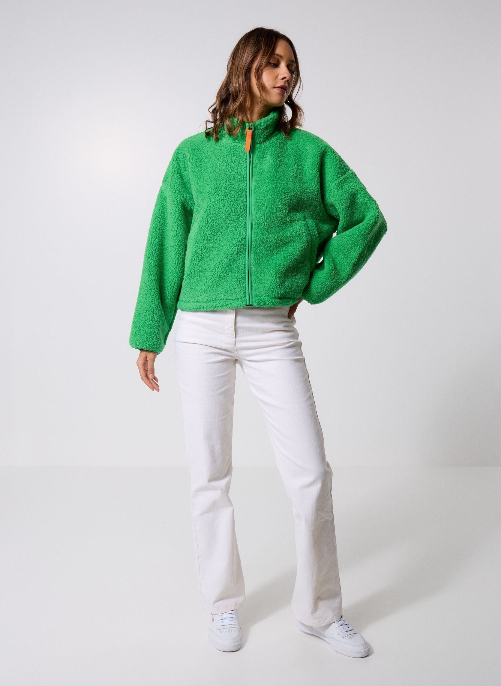 Vestes polaires Sakura Veste femme vert Gertrude Vestes polaires Sakura Veste femme vert ALOE