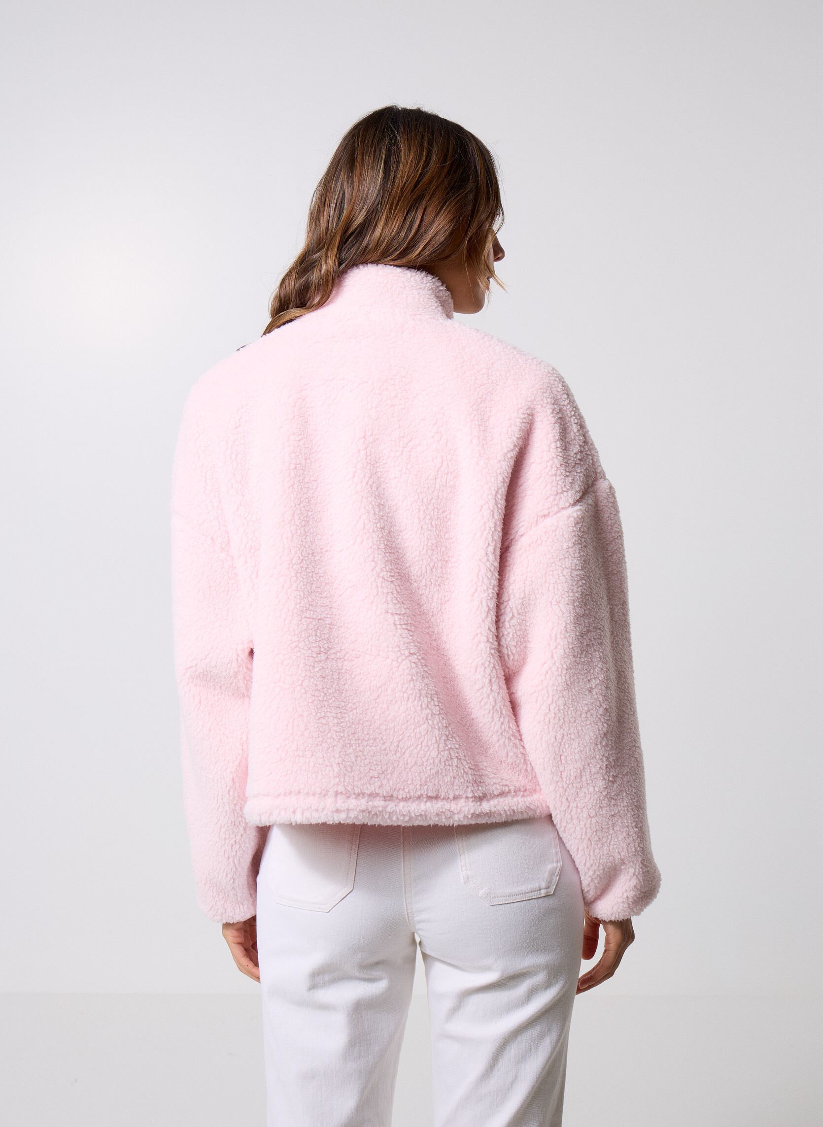 Fleece truien Sakura Veste dames roze Gertrude Fleece truien Sakura Veste dames roze POUDRE