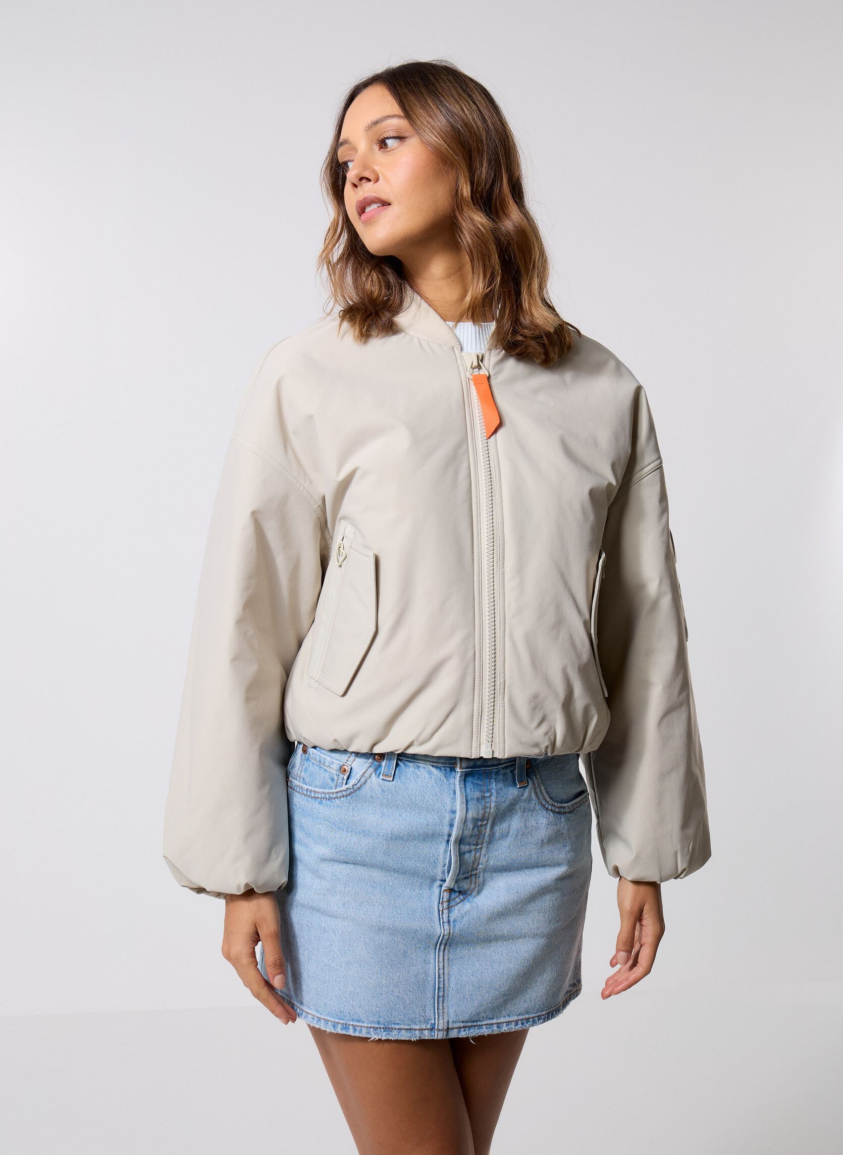 Blousons Suni-W Veste femme beige Gertrude Blousons Suni-W Veste femme beige BETON