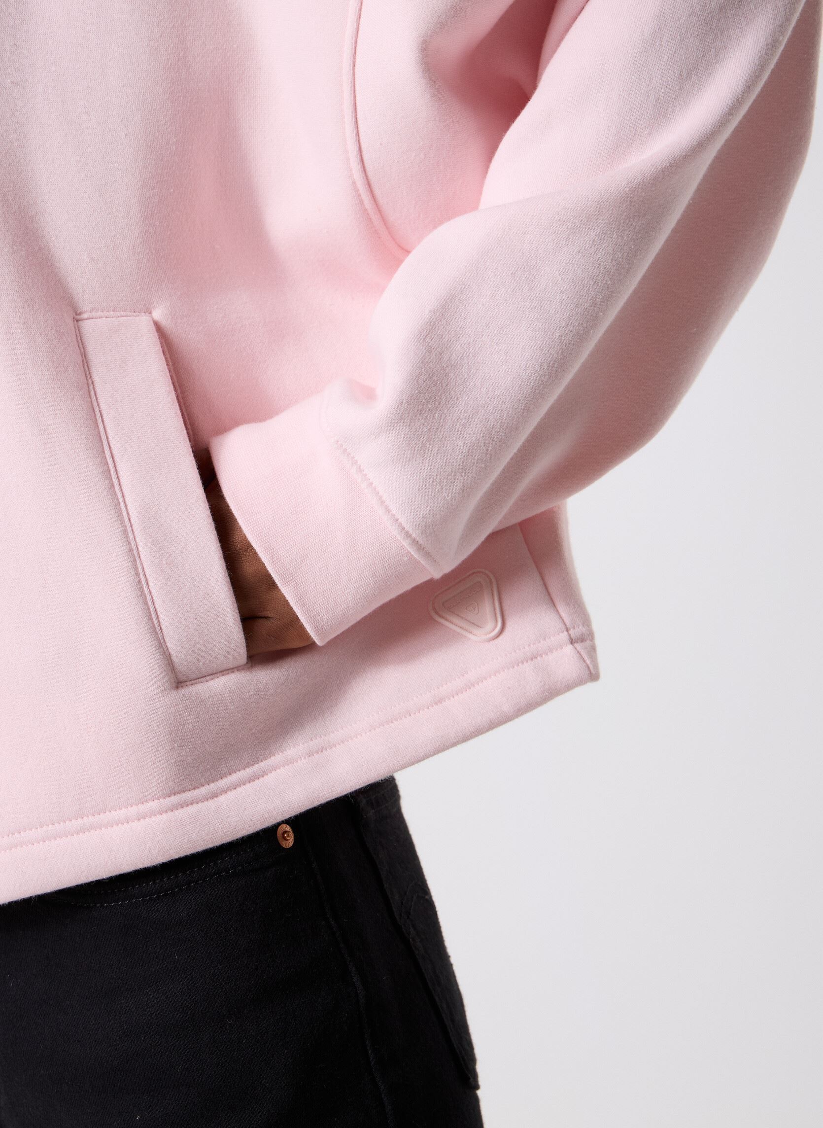 Sweats zippés Angelina Tech Sweat Capuche femme rose Gertrude Sweats zippés Angelina Tech Sweat Capuche femme rose POUDRE