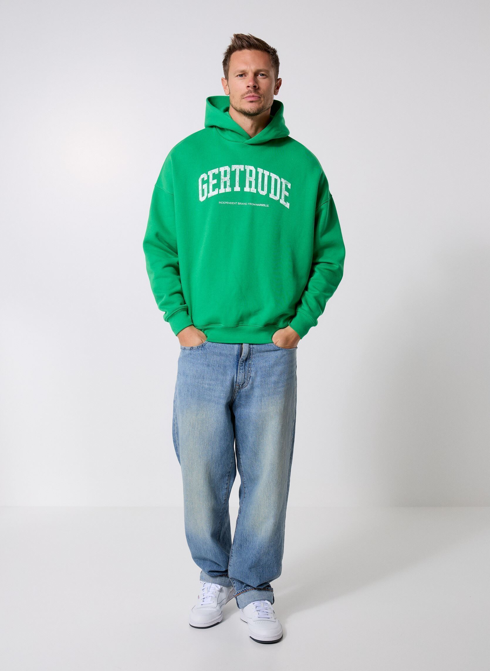 Kapuzenpullover Antoine College Sweat Capuche herren grün Gertrude Kapuzenpullover Antoine College Sweat Capuche herren grün ALOE