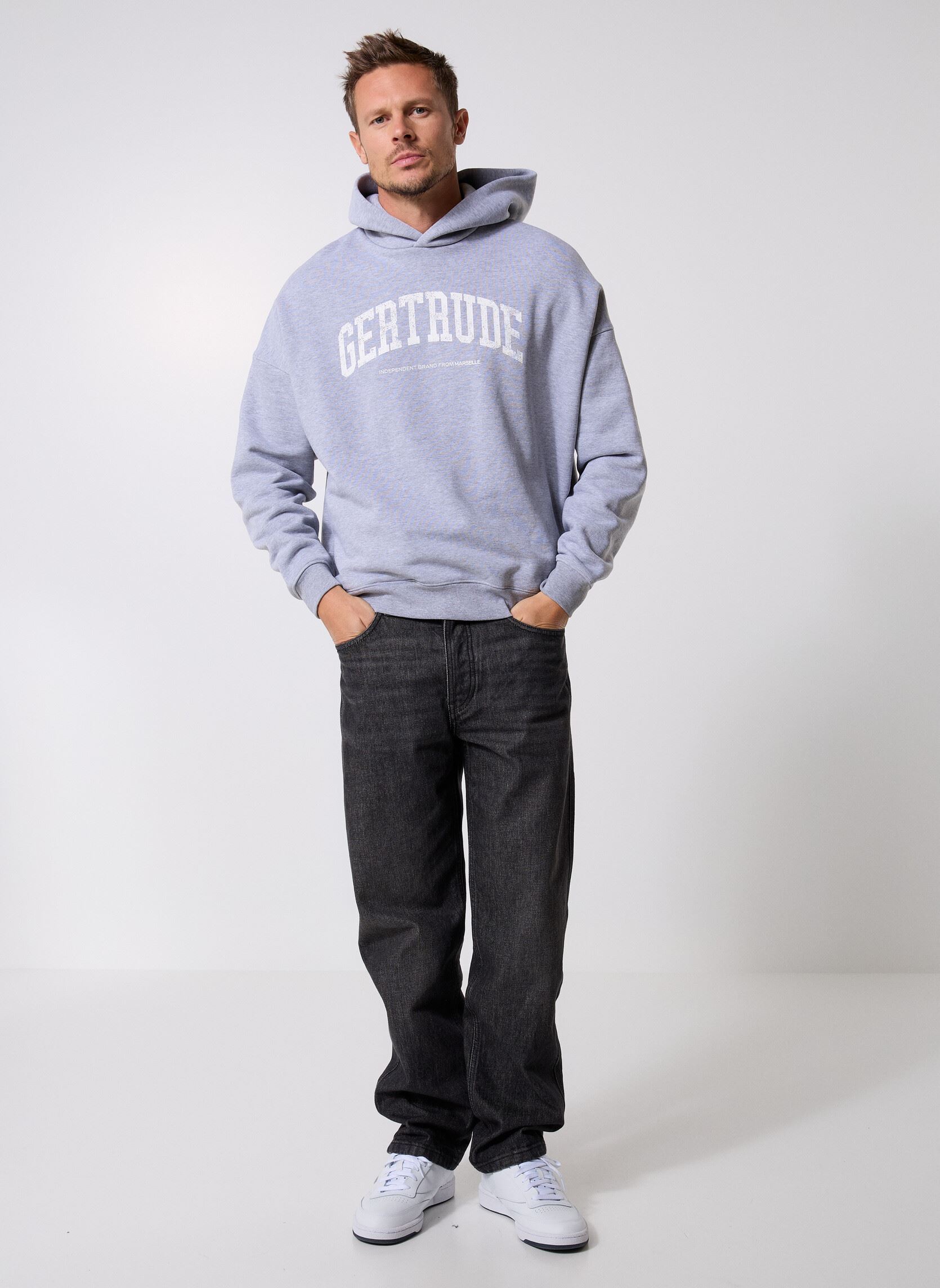 Hoodies Antoine College Sweat Capuche heren grijs Gertrude Hoodies Antoine College Sweat Capuche heren grijs CHINE GREY