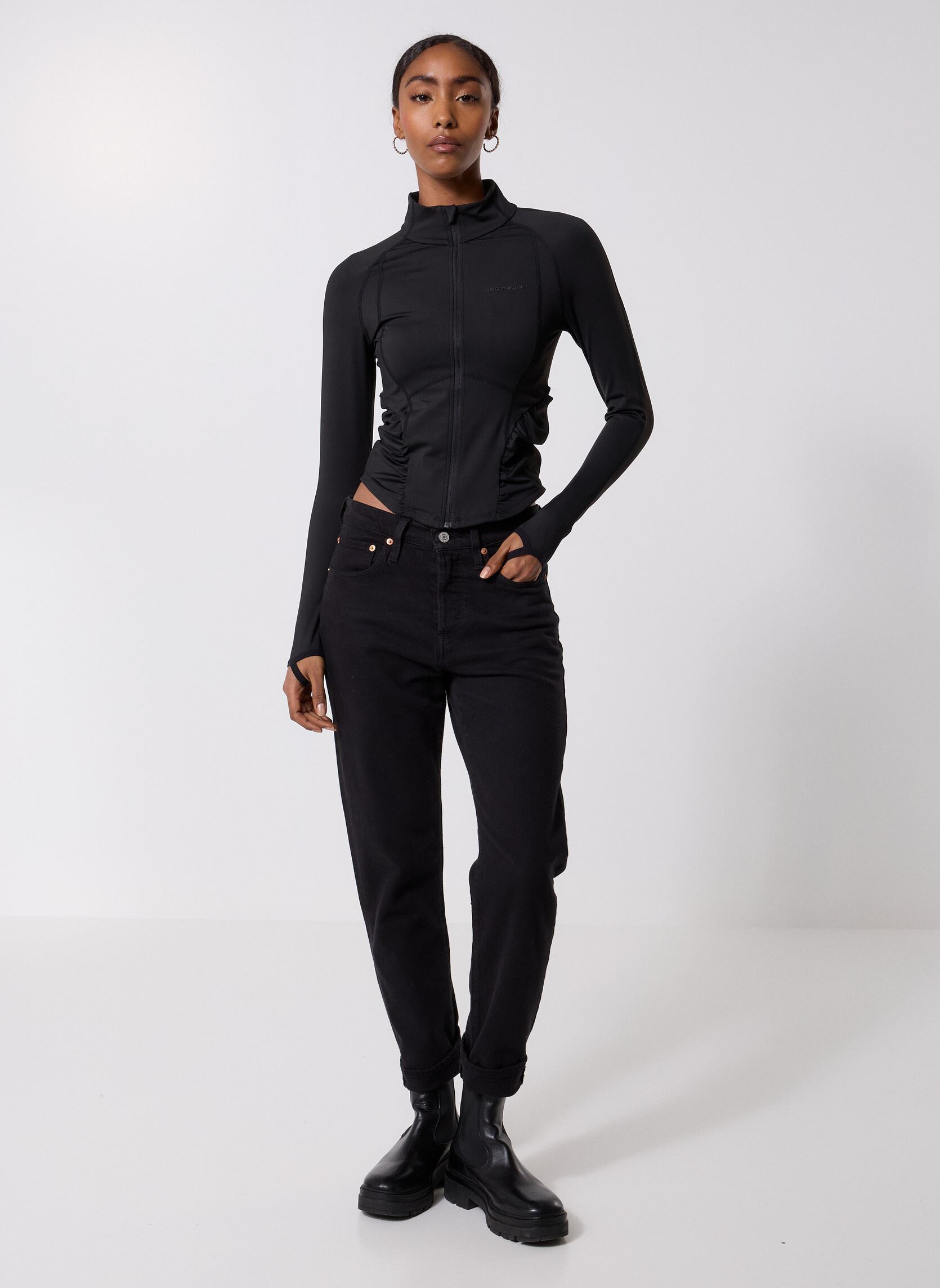 Vestes de survêtement Inaya Veste femme noir Gertrude Vestes de survêtement Inaya Veste femme noir BLACK