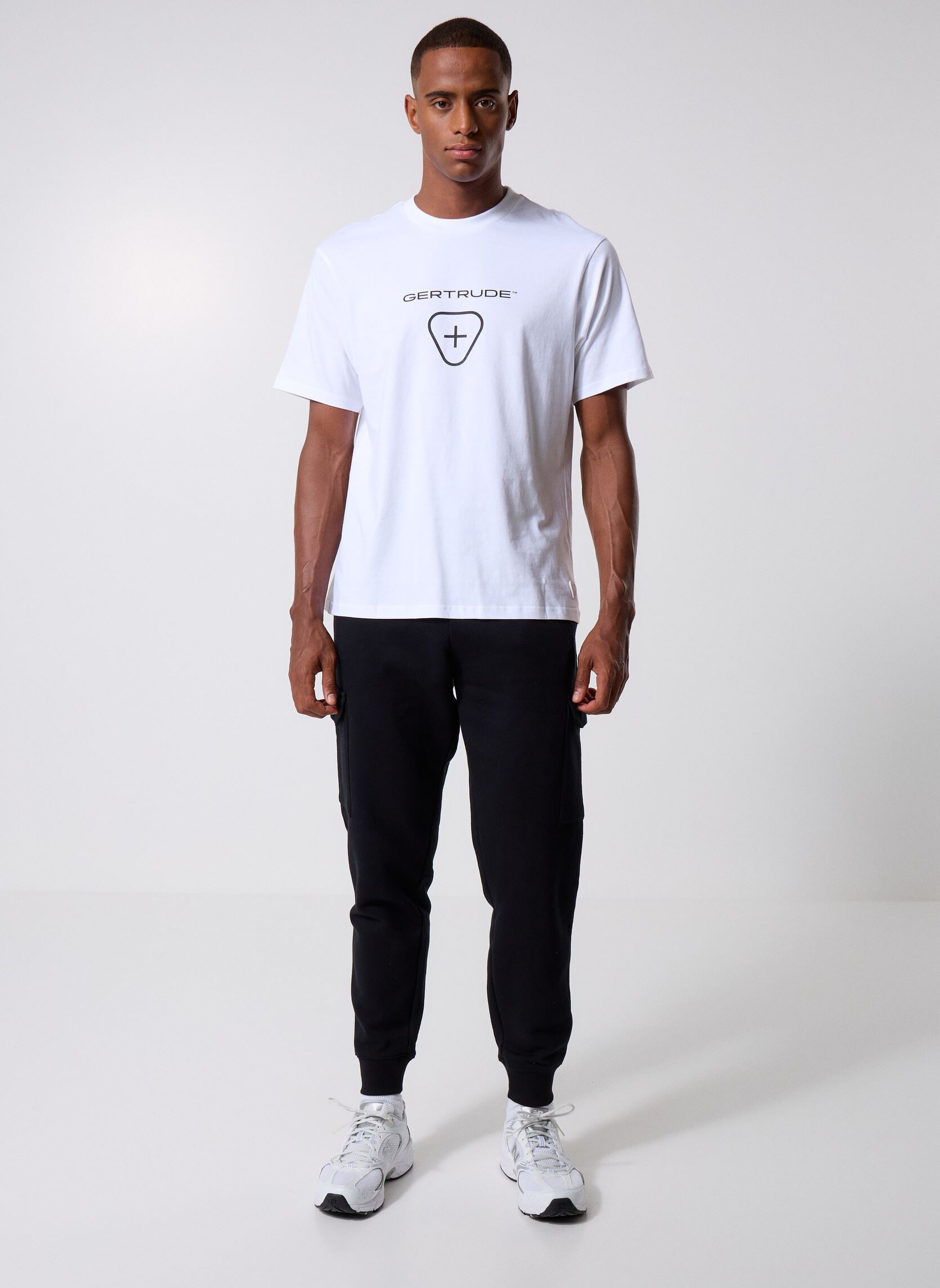 T-shirts met korte mouwen Leonce Logo Tee-Shirt heren wit Gertrude T-shirts met korte mouwen Leonce Logo Tee-Shirt heren wit BLANC