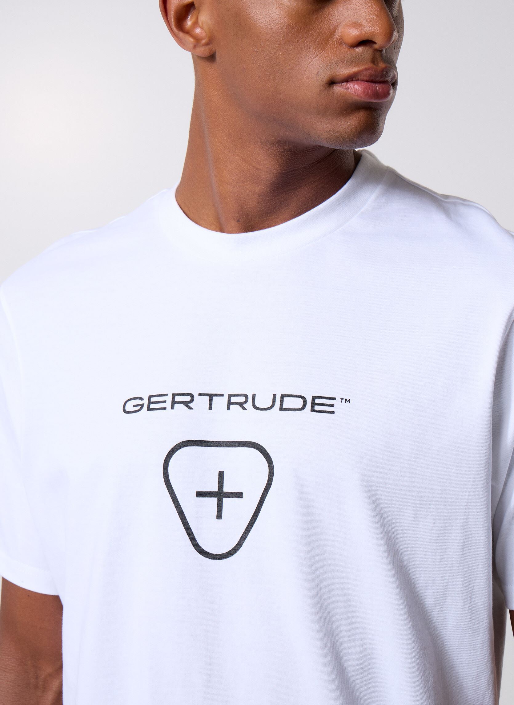 T-shirts met korte mouwen Leonce Logo Tee-Shirt heren wit Gertrude T-shirts met korte mouwen Leonce Logo Tee-Shirt heren wit BLANC