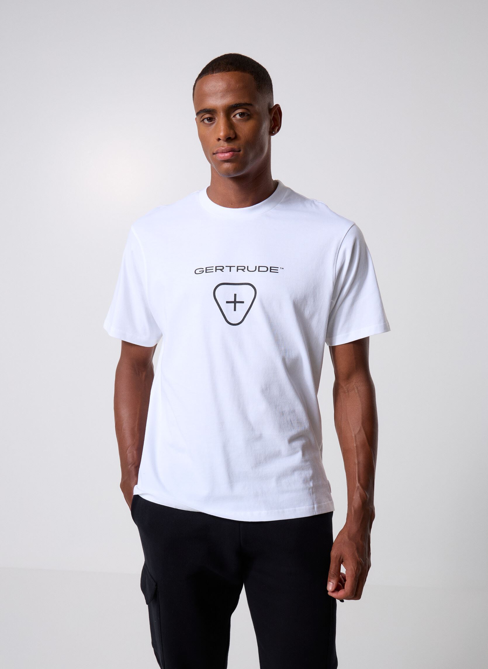 T-shirts met korte mouwen Leonce Logo Tee-Shirt heren wit Gertrude T-shirts met korte mouwen Leonce Logo Tee-Shirt heren wit BLANC