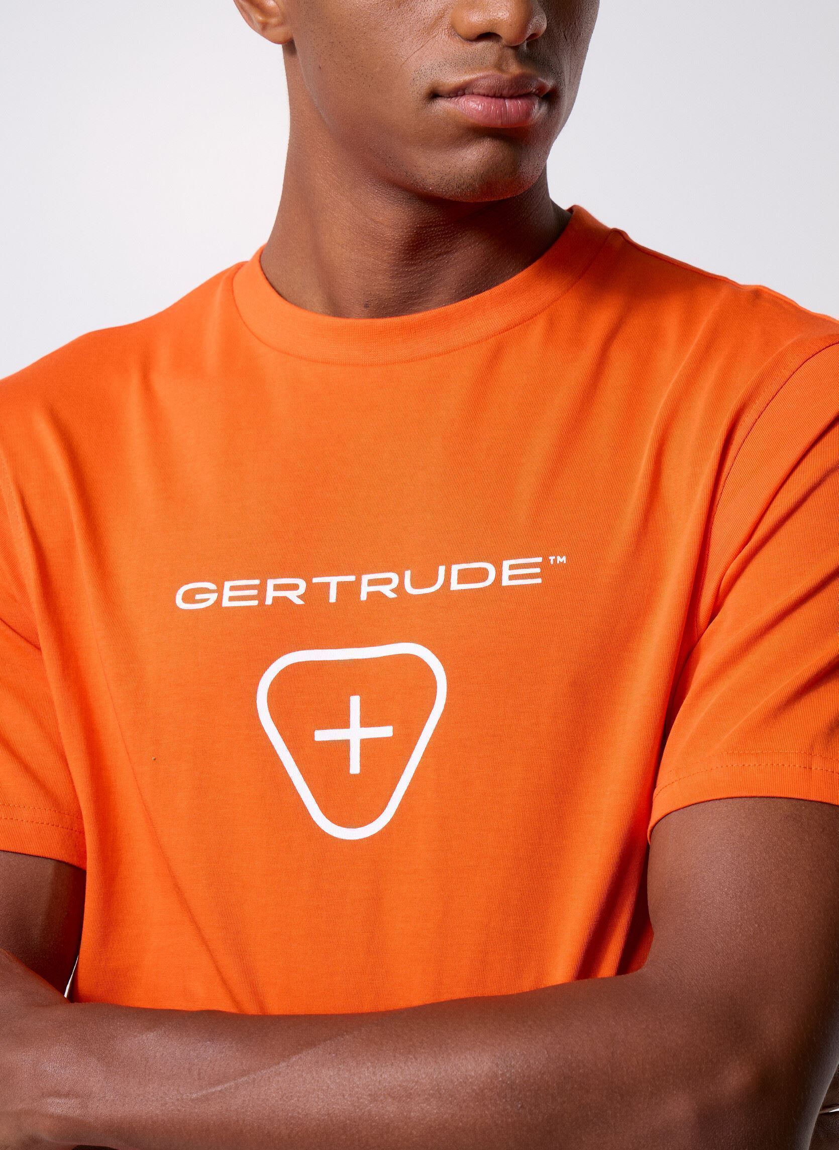 Tee-shirts manches courtes Leonce Logo Tee-Shirt homme orange Gertrude Tee-shirts manches courtes Leonce Logo Tee-Shirt homme orange ROUGET