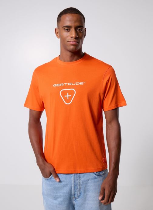 Gertrude T-shirts met korte mouwen Leonce Logo Tee-Shirt heren oranje