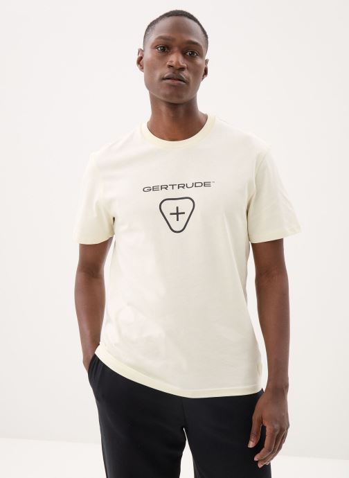 Gertrude T-shirts met korte mouwen Leonce Logo Tee-Shirt heren wit