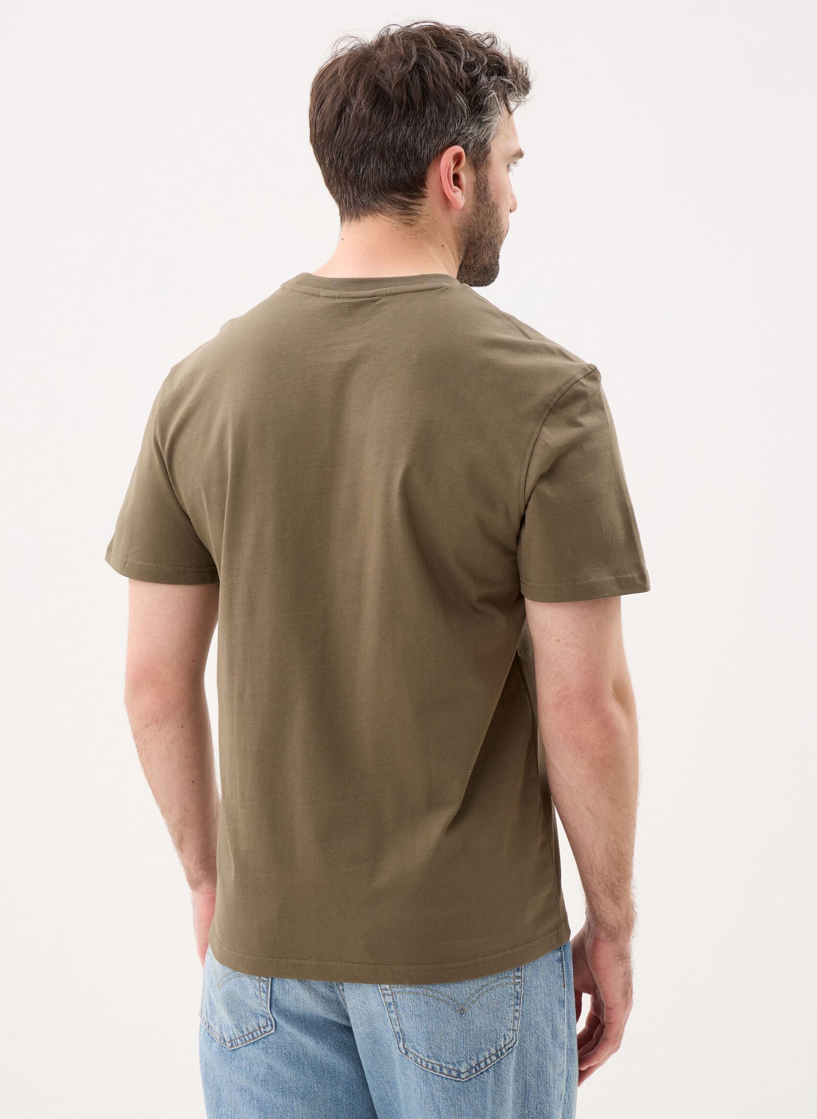 Tee-shirts manches courtes Leonce Logo Tee-Shirt homme vert Gertrude Tee-shirts manches courtes Leonce Logo Tee-Shirt homme vert KHAKI