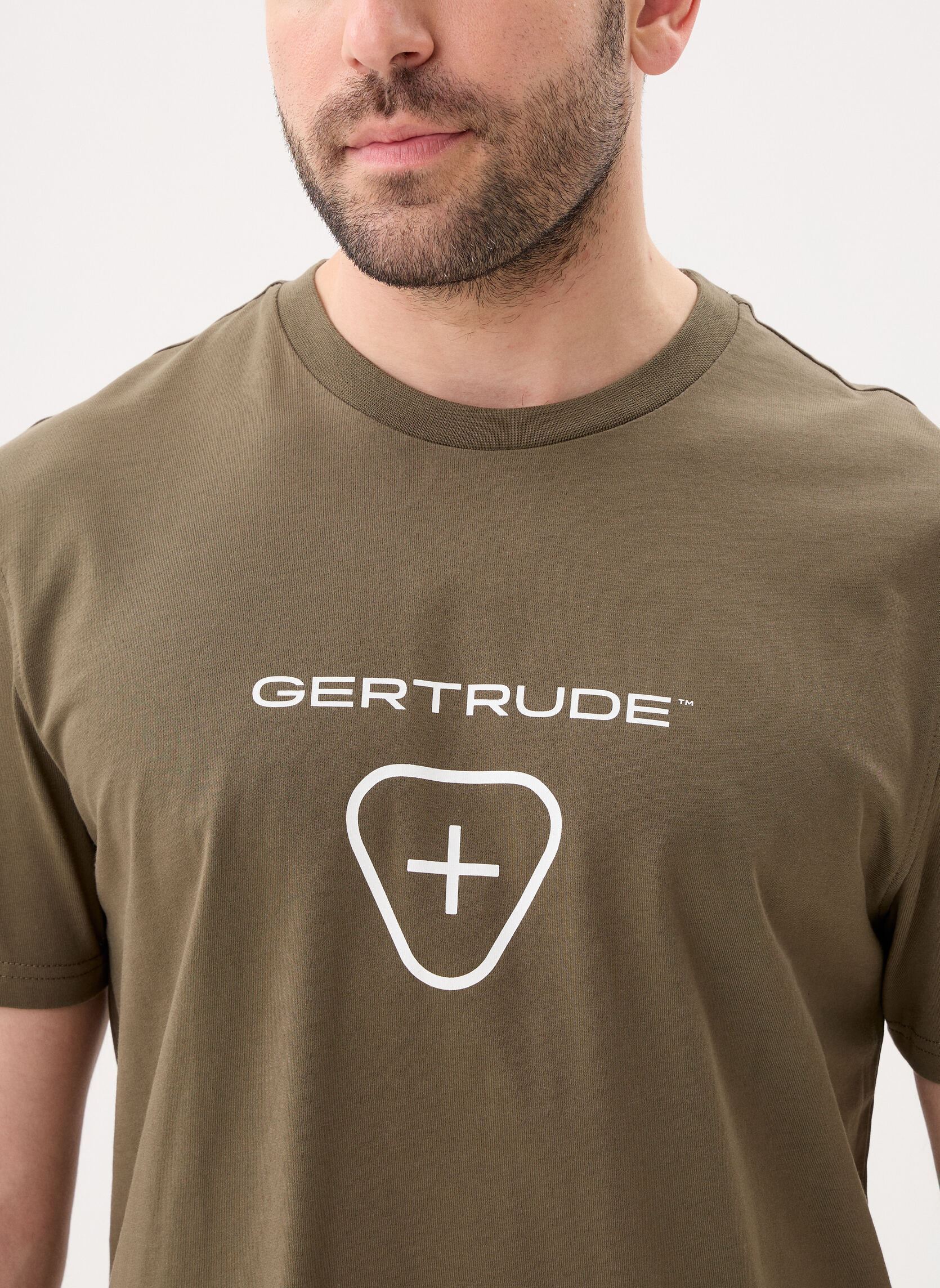 Tee-shirts manches courtes Leonce Logo Tee-Shirt homme vert Gertrude Tee-shirts manches courtes Leonce Logo Tee-Shirt homme vert KHAKI
