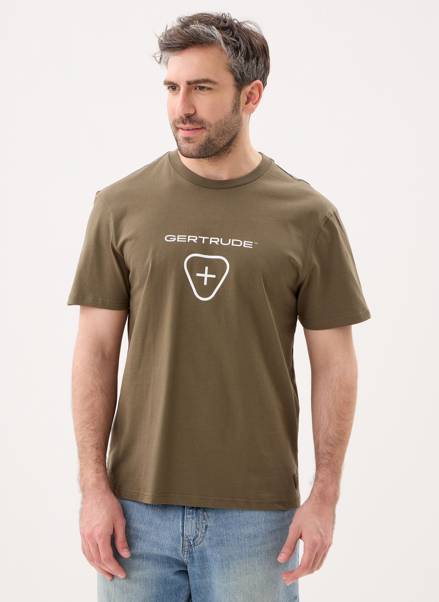 Tee-shirts manches courtes Leonce Logo Tee-Shirt homme vert Gertrude Tee-shirts manches courtes Leonce Logo Tee-Shirt homme vert KHAKI