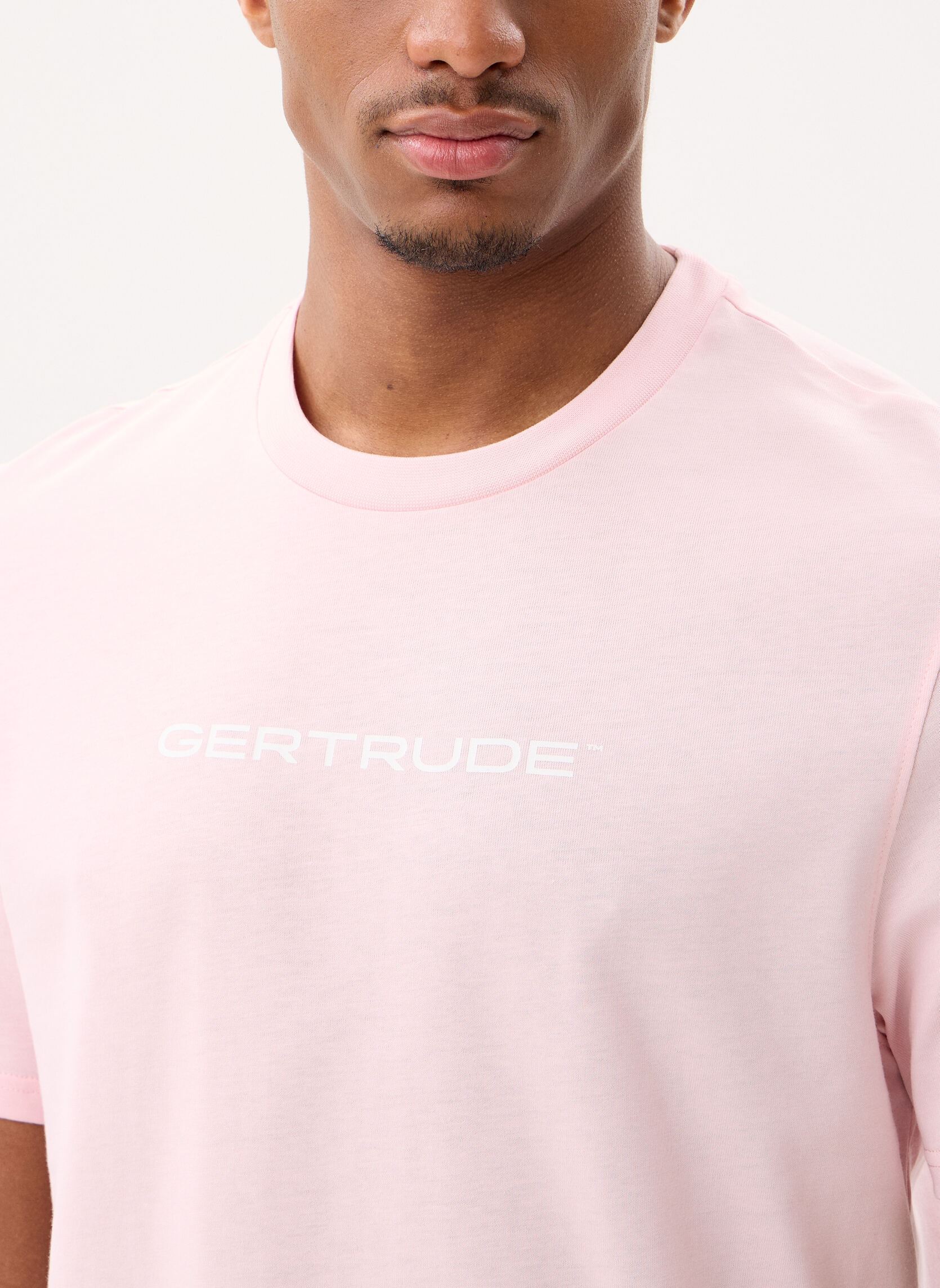 Tee-shirts manches courtes Leonce Tee-Shirt homme rose Gertrude Tee-shirts manches courtes Leonce Tee-Shirt homme rose BLUSH
