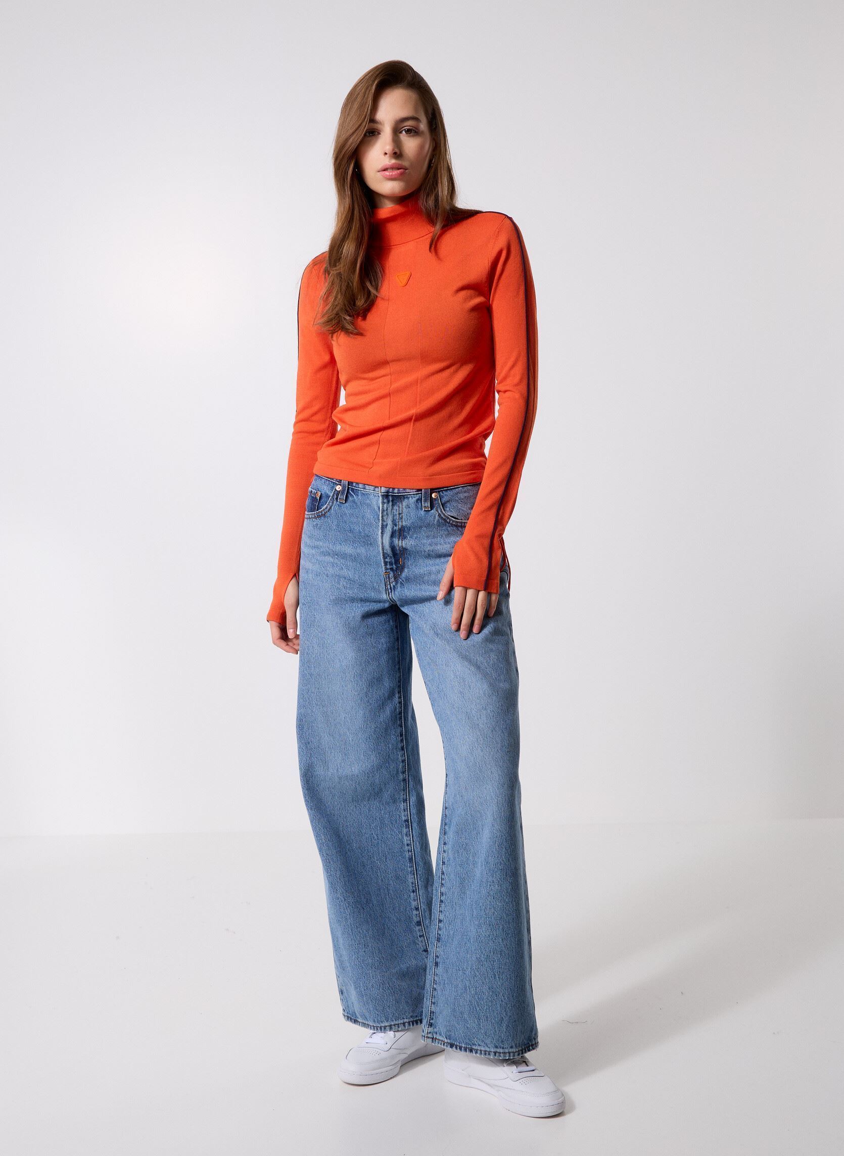 Tee-shirts manches longues Nana Top femme orange Gertrude Tee-shirts manches longues Nana Top femme orange ROUGET