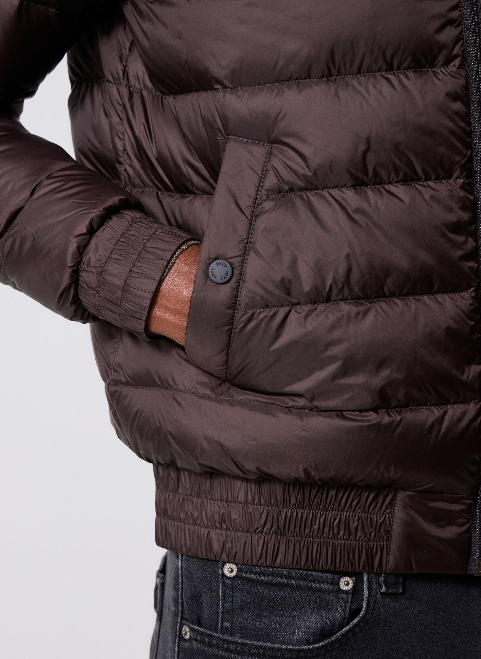 Gewatteerde jassen Chuck heren bruin JOTT Gewatteerde jassen Chuck heren bruin BLACK COFFEE