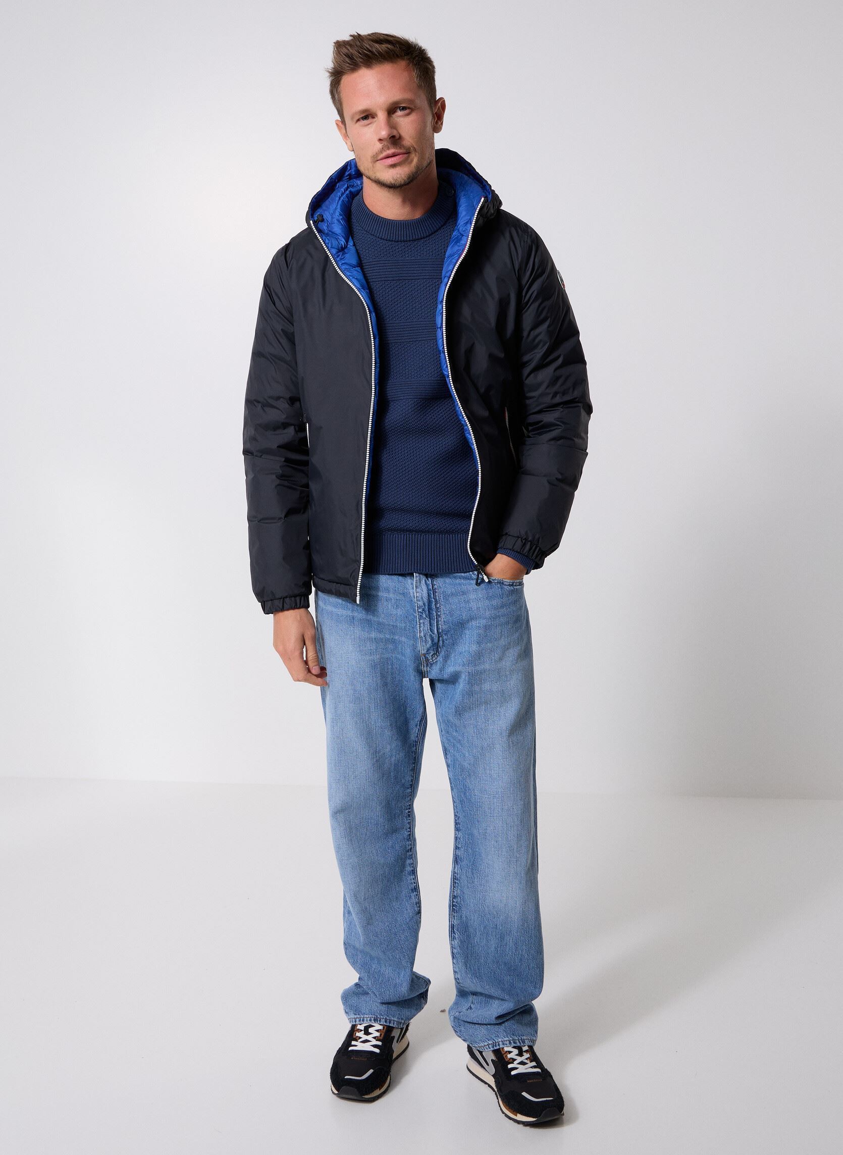 Piumini Brummen uomo nero JOTT Piumini Brummen uomo nero BLACK / COBALT