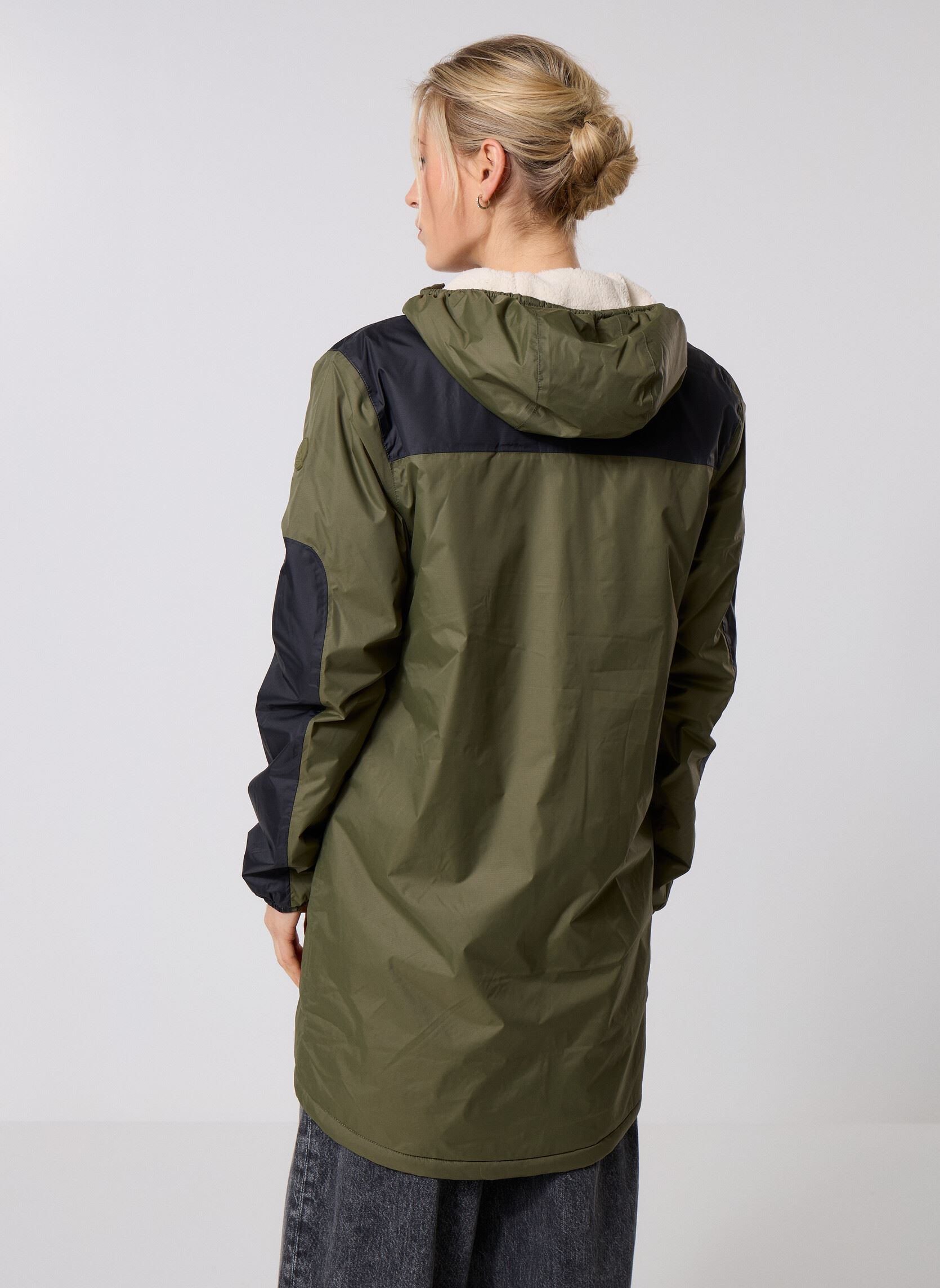 Vestes imperméable Hallin Sherpa femme vert JOTT Vestes imperméable Hallin Sherpa femme vert ARMY W
