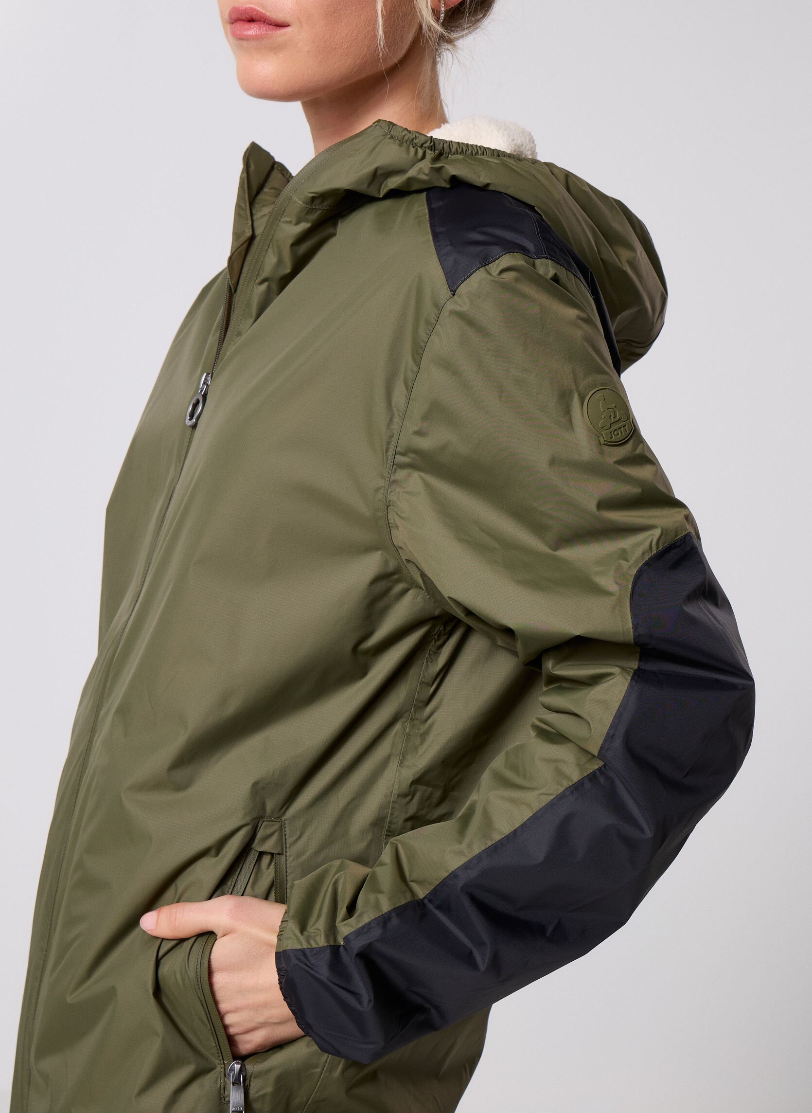 Vestes imperméable Hallin Sherpa femme vert JOTT Vestes imperméable Hallin Sherpa femme vert ARMY W