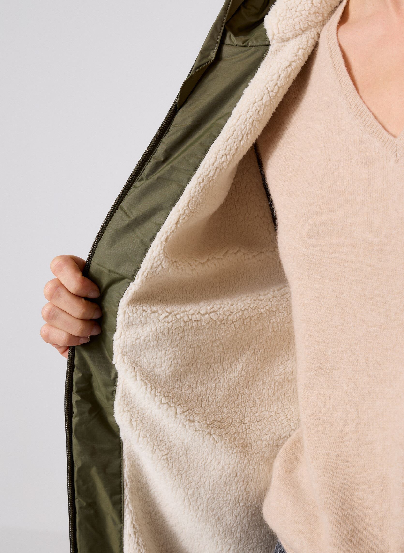 Vestes imperméable Hallin Sherpa femme vert JOTT Vestes imperméable Hallin Sherpa femme vert ARMY W