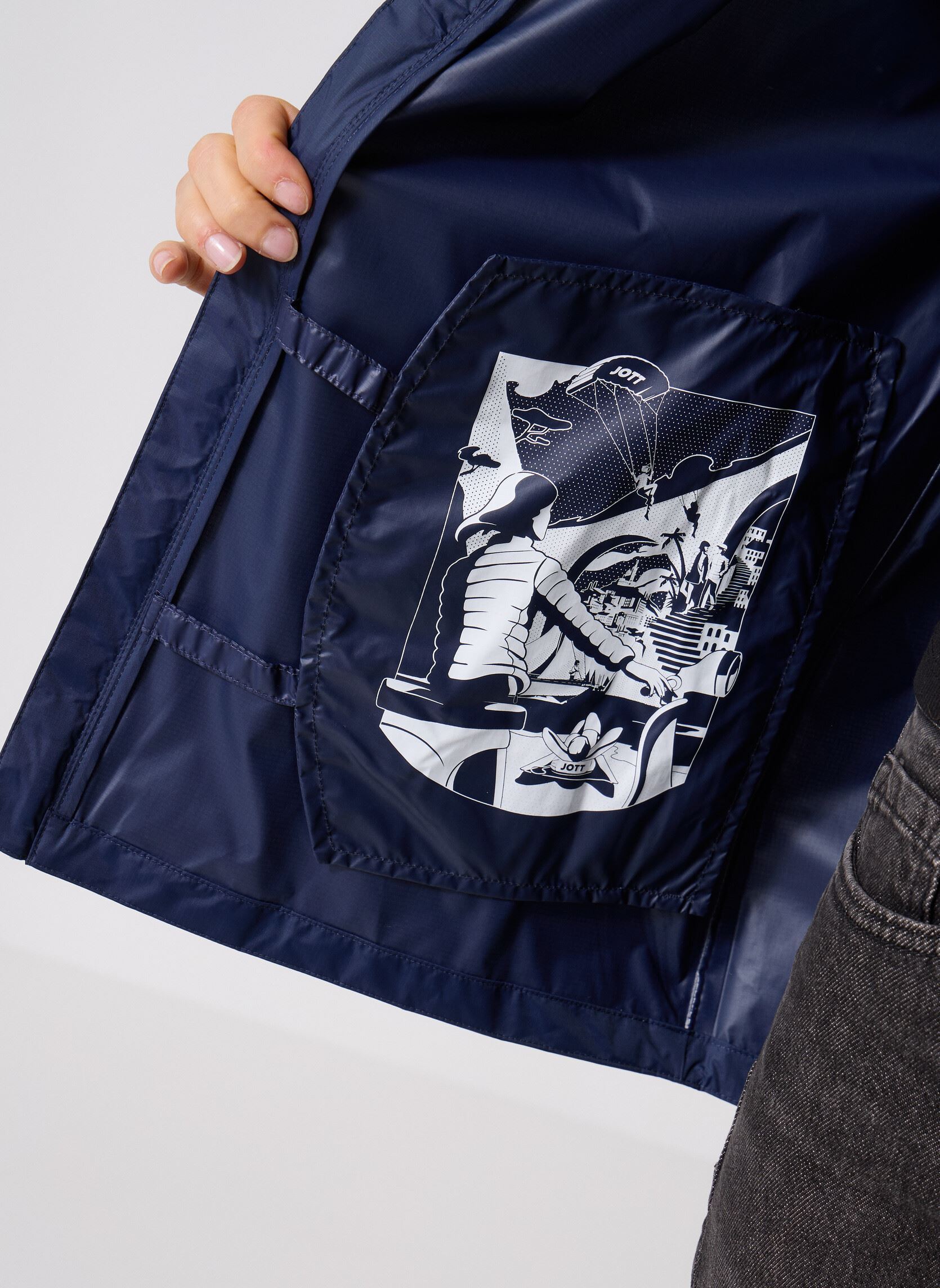 Regenjassen Kilmory dames blauw JOTT Regenjassen Kilmory dames blauw NAVY W
