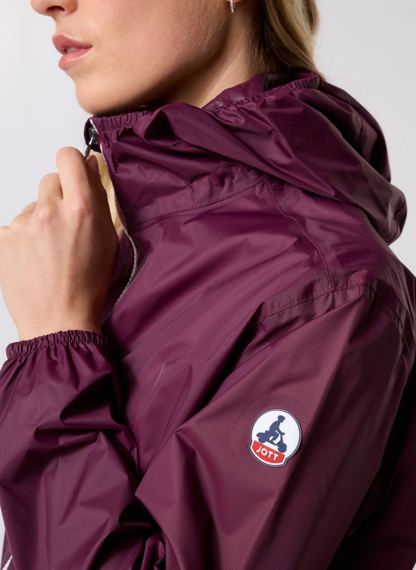 Regenjassen Kilmory dames bordeaux JOTT Regenjassen Kilmory dames bordeaux DARK CHERRY W