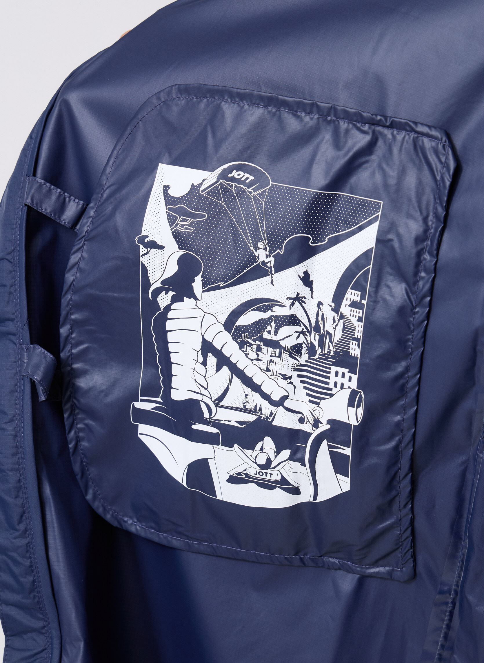 Vestes imperméable Skye homme bleu JOTT Vestes imperméable Skye homme bleu NAVY