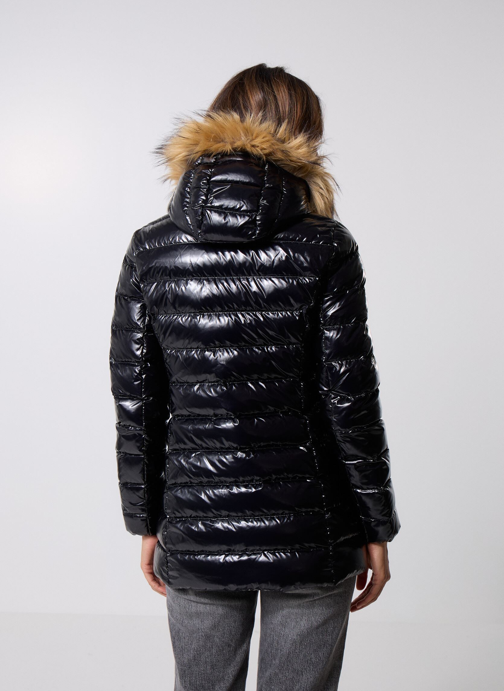 Doudounes Perle Laquee femme noir JOTT Doudounes Perle Laquee femme noir BLACK