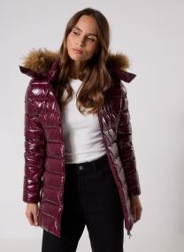 Gewatteerde jassen Perle Laquee dames bordeaux