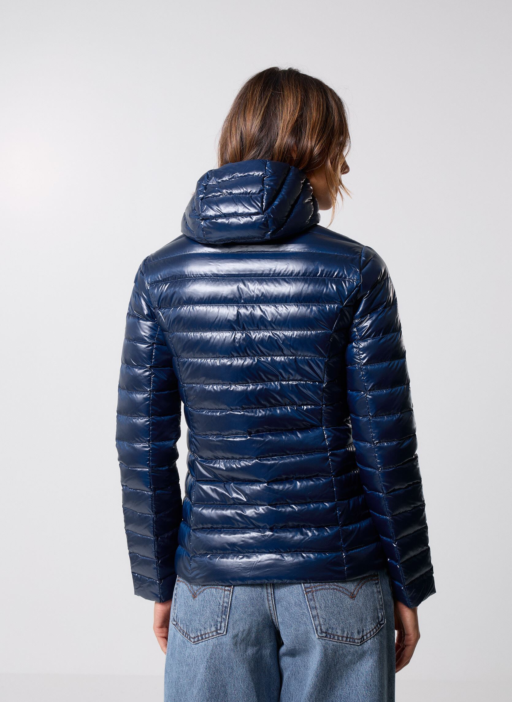 Daunenjacken Cloe Shiny damen blau JOTT Daunenjacken Cloe Shiny damen blau NAVY
