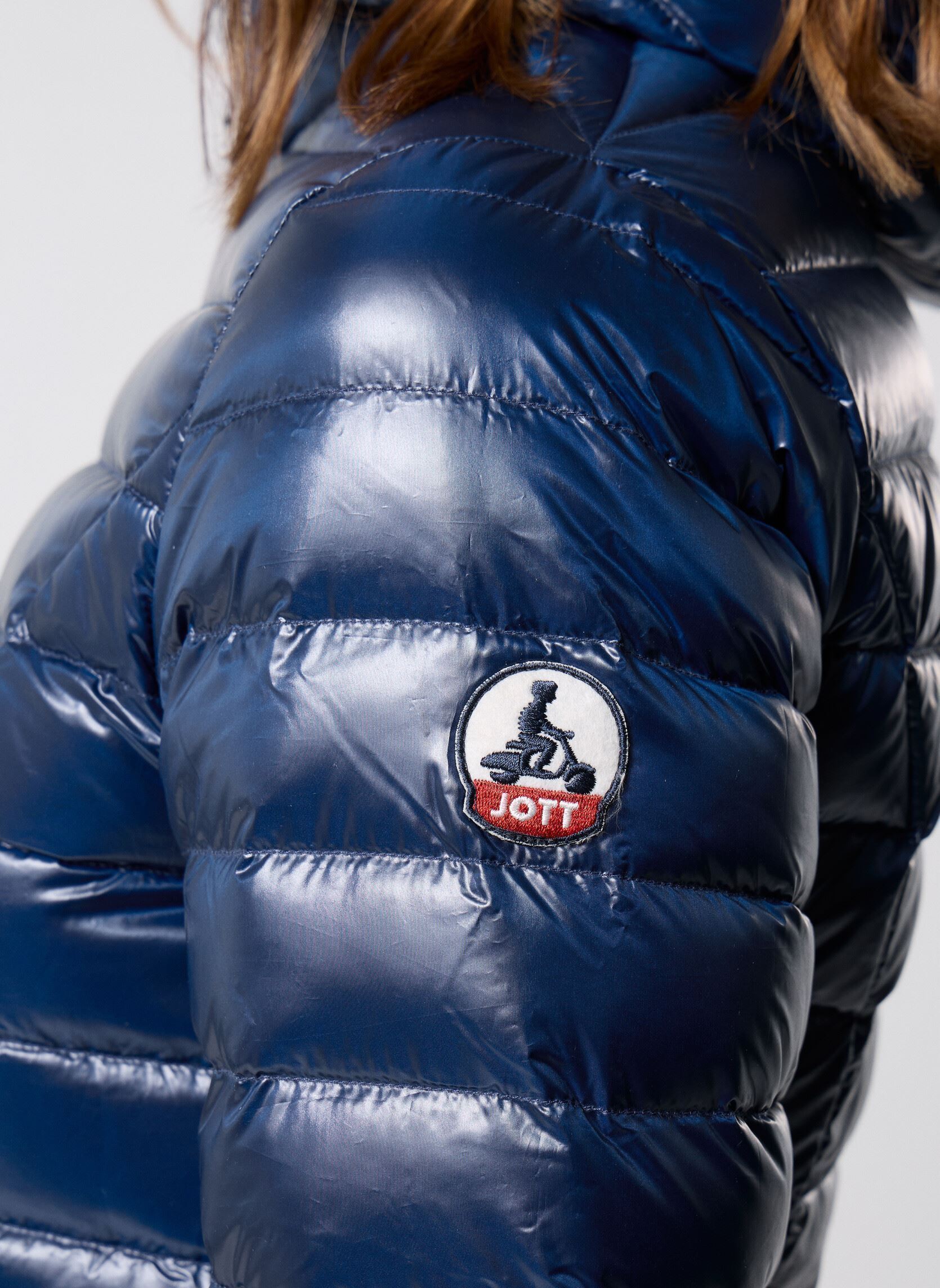 Daunenjacken Cloe Shiny damen blau JOTT Daunenjacken Cloe Shiny damen blau NAVY
