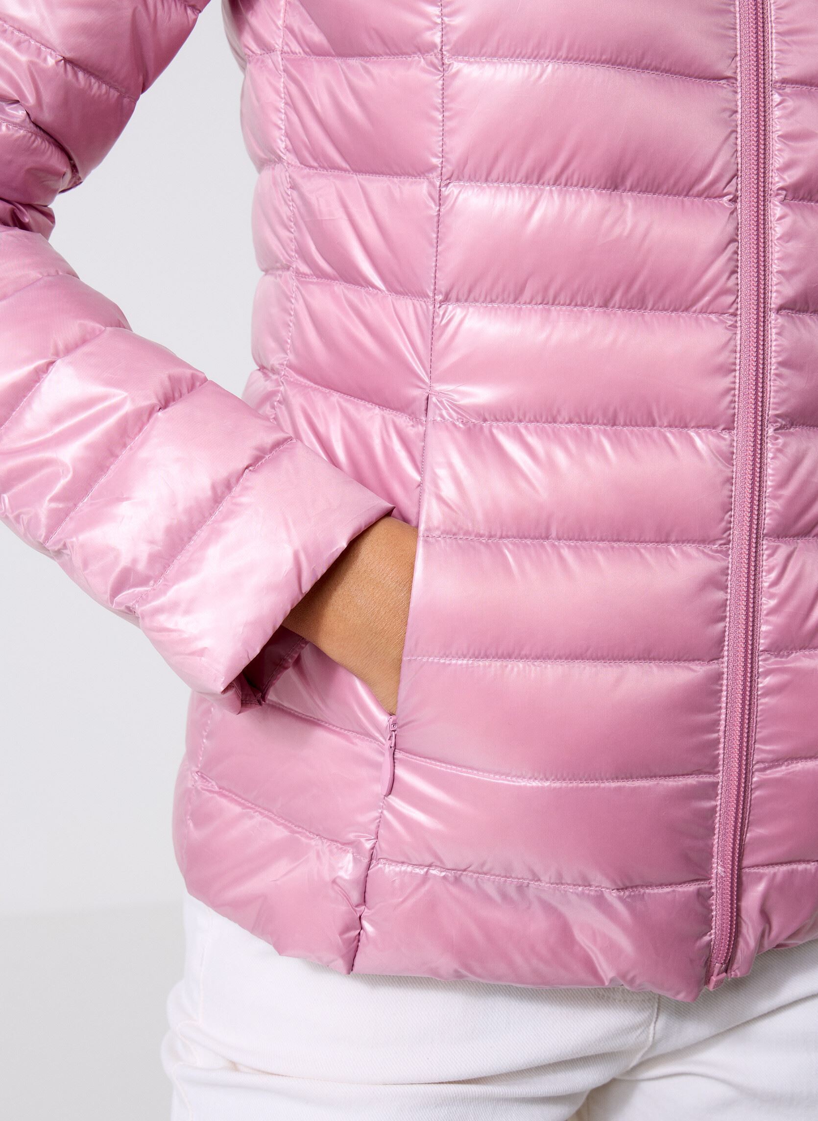 Gewatteerde jassen Cloe Shiny dames roze JOTT Gewatteerde jassen Cloe Shiny dames roze DUSTY ROSE