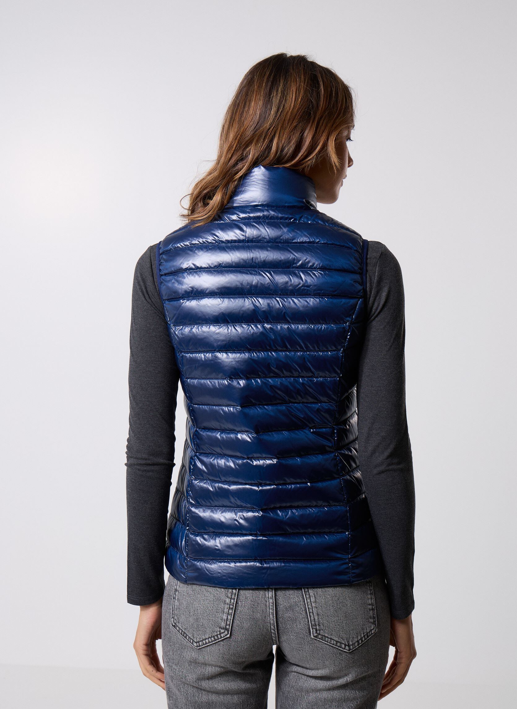 Daunenwesten Seda Shiny damen blau JOTT Daunenwesten Seda Shiny damen blau NAVY