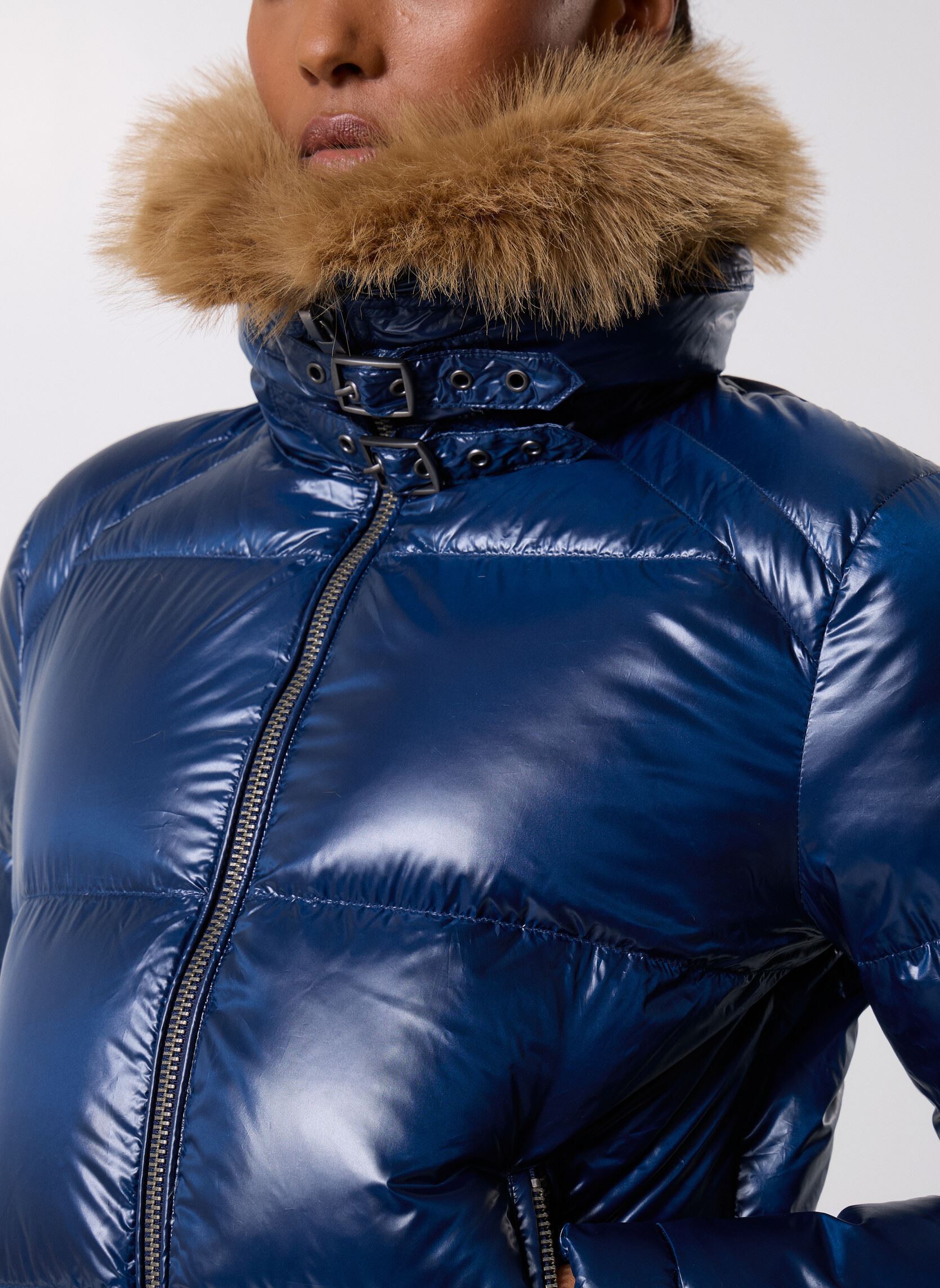 Doudounes Nevada Shiny femme bleu JOTT Doudounes Nevada Shiny femme bleu NAVY