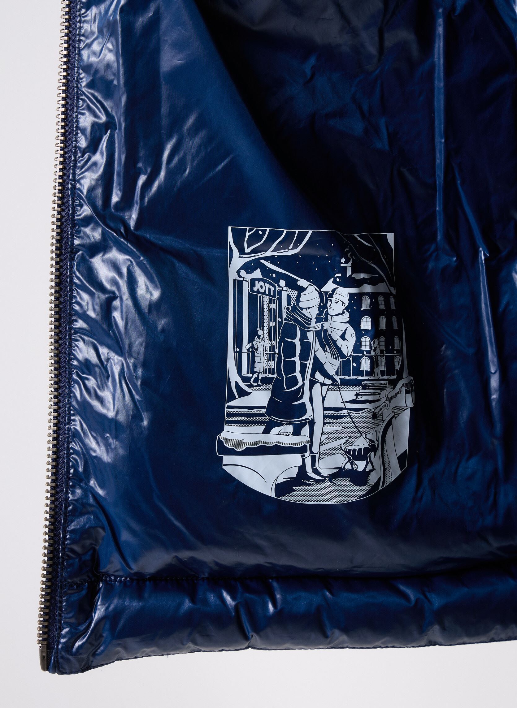 Doudounes Nevada Shiny femme bleu JOTT Doudounes Nevada Shiny femme bleu NAVY