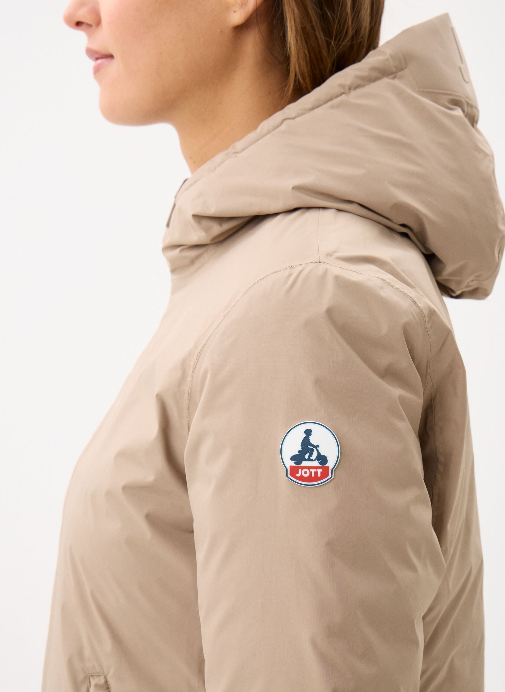 Gewatteerde jassen Bergame dames beige JOTT Gewatteerde jassen Bergame dames beige SMOKED SAND / NATURAL