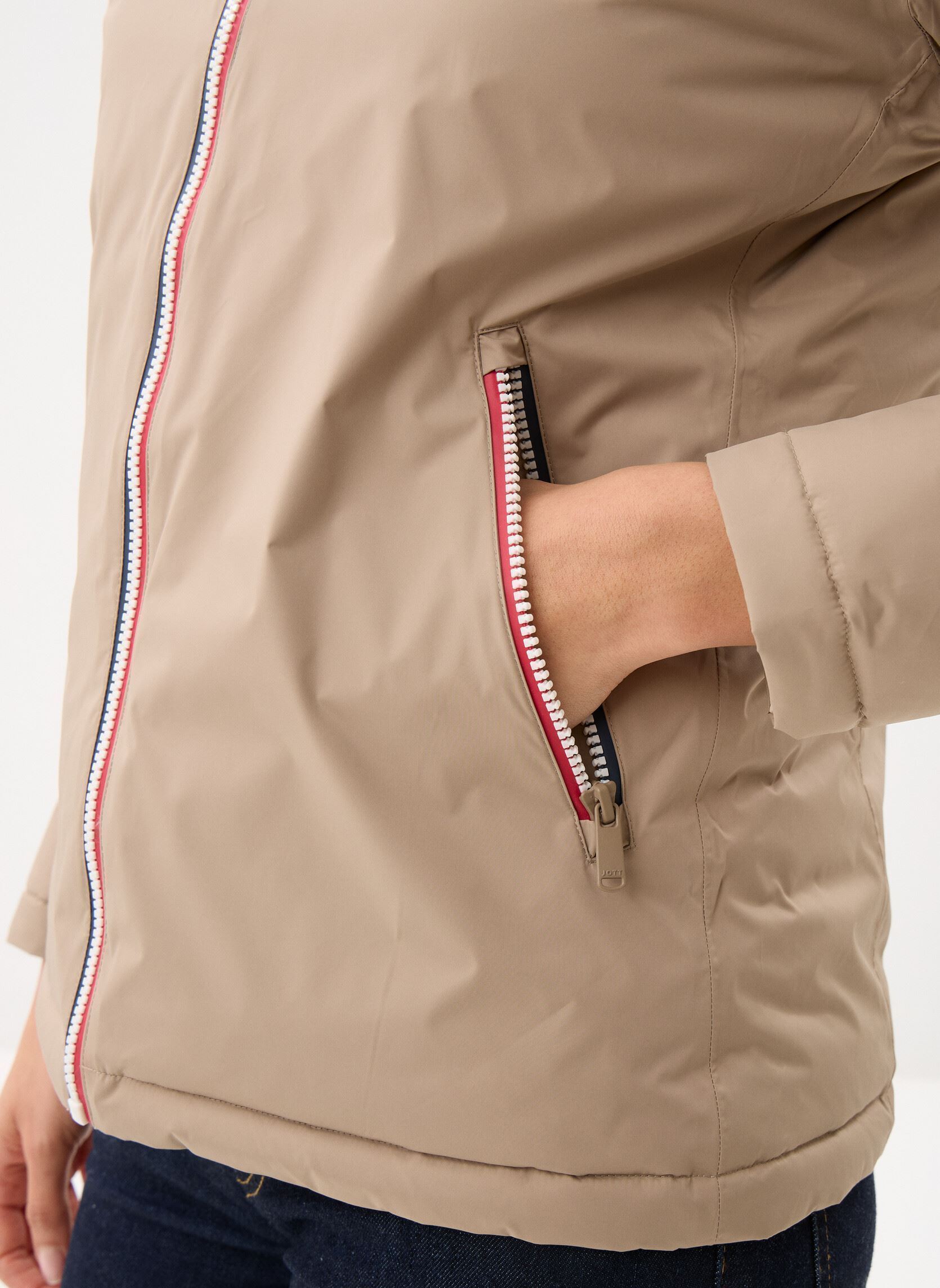 Gewatteerde jassen Bergame dames beige JOTT Gewatteerde jassen Bergame dames beige SMOKED SAND / NATURAL