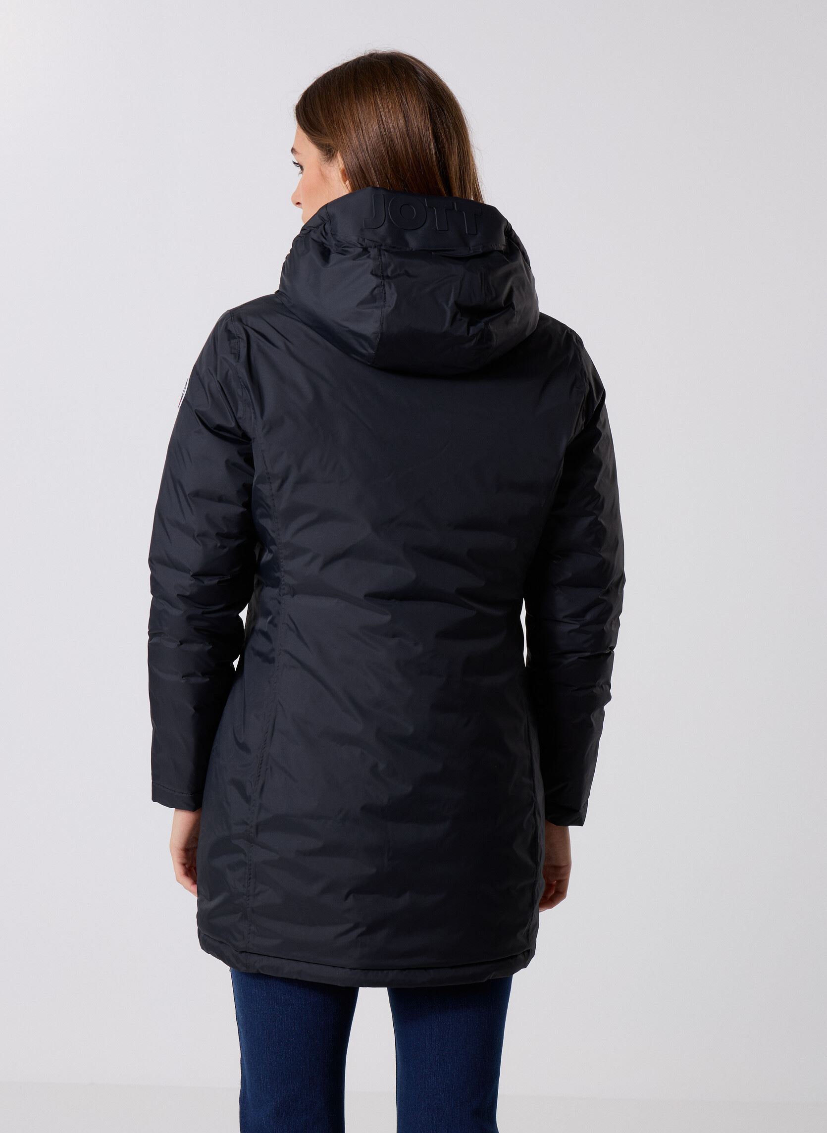 Regenjacken Verone Print damen schwarz JOTT Regenjacken Verone Print damen schwarz BLACK / BEIGE LEOPARD