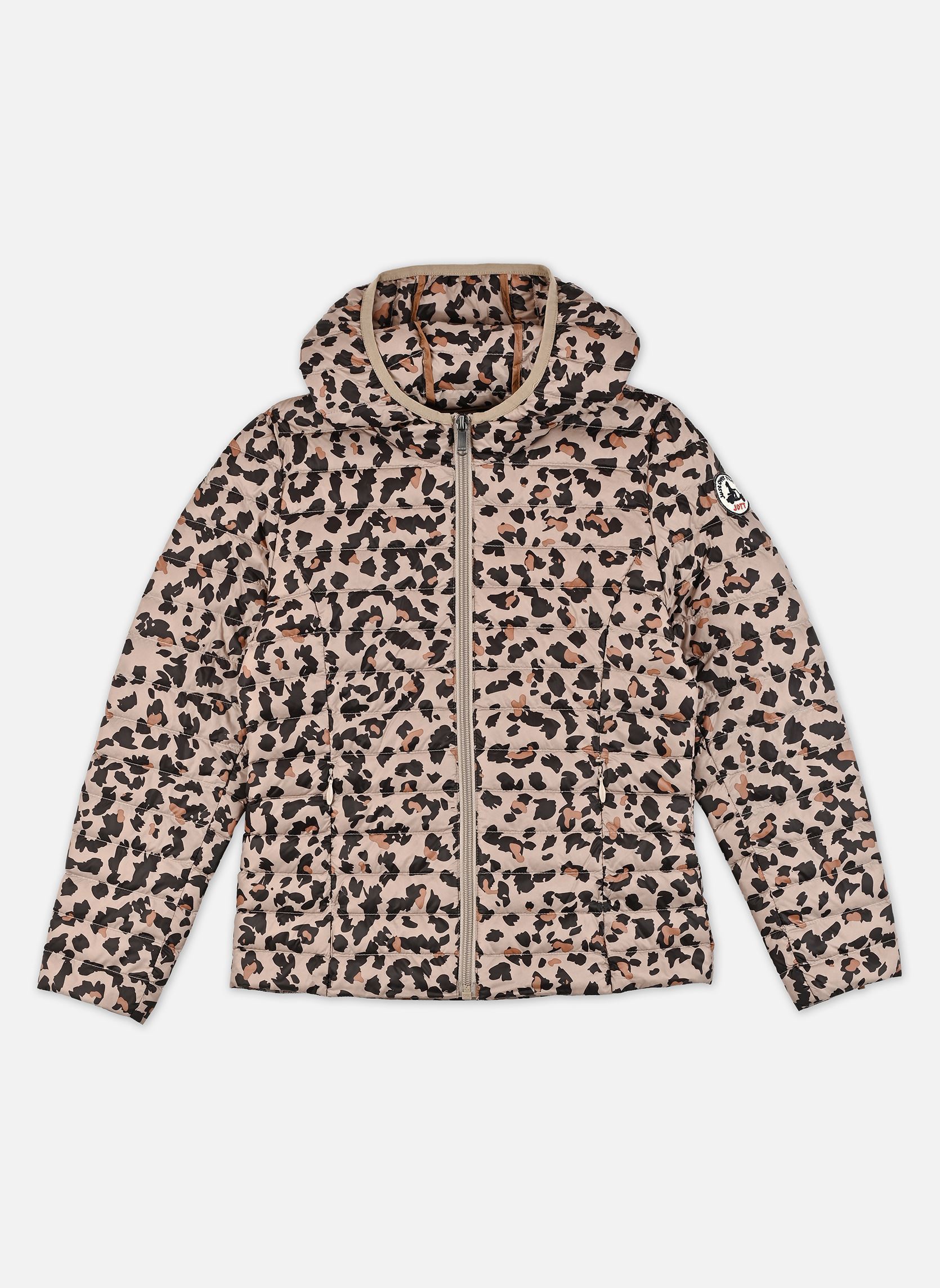 Daunenjacken Carla Print mädchen beige JOTT Daunenjacken Carla Print mädchen beige BEIGE LEOPARD