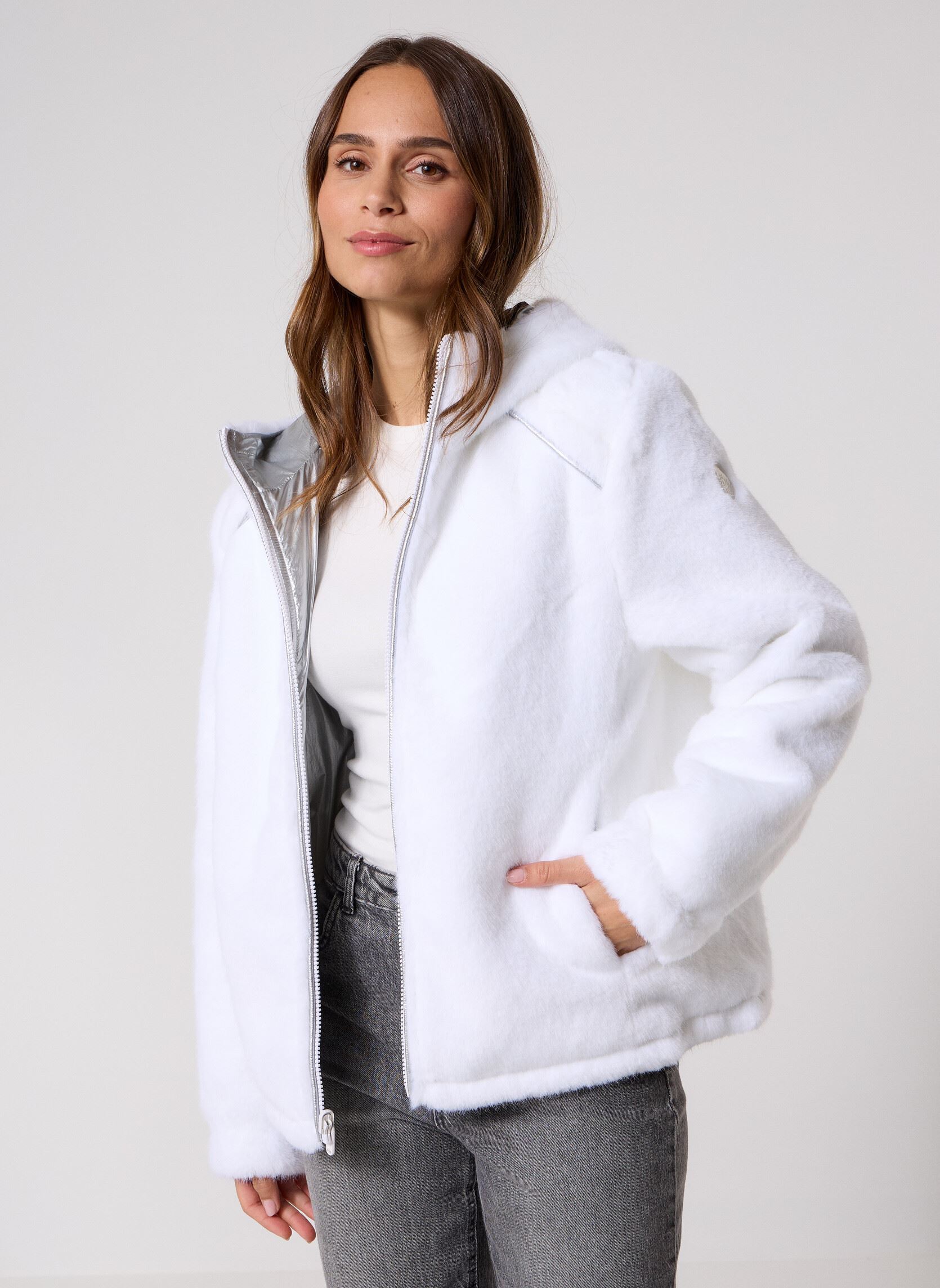 Jassen Zora dames wit JOTT Jassen Zora dames wit WHITE