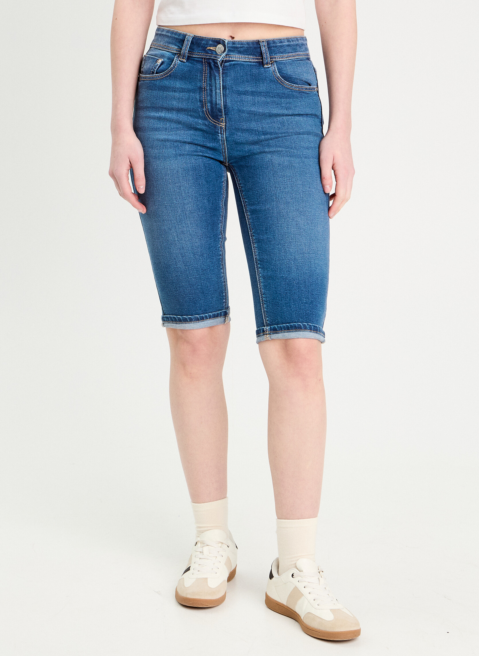 Bermudas BERMUBASE femme bleu Cache Cache Bermudas BERMUBASE femme bleu Bleu foncé