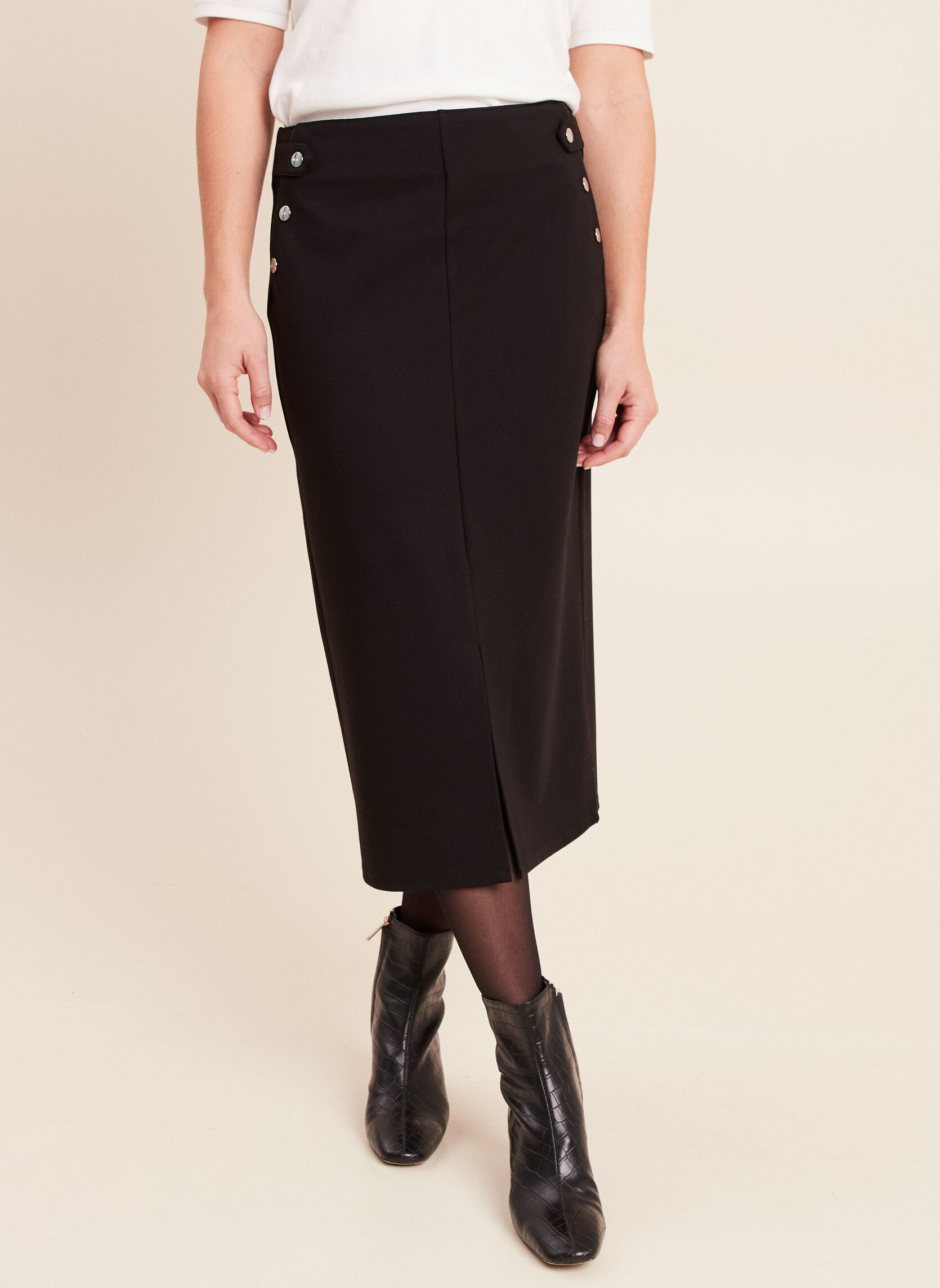Jupes mi-longues JETREGDILON femme noir Bréal Jupes mi-longues JETREGDILON femme noir Noir
