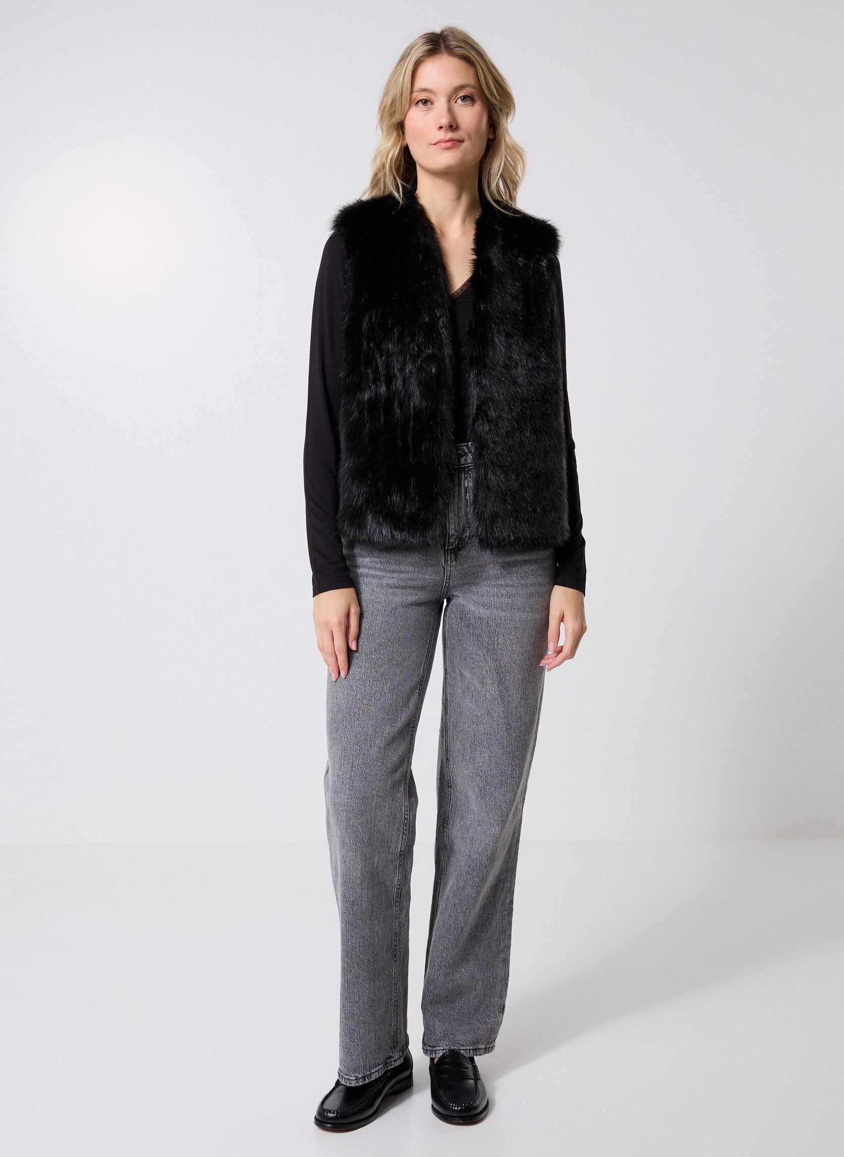 Weite Jeans VMTESSA HR WIDE JEANS RA206 GA NOOS damen grau Vero Moda Weite Jeans VMTESSA HR WIDE JEANS RA206 GA NOOS damen grau MEDIUM GREY DENIM