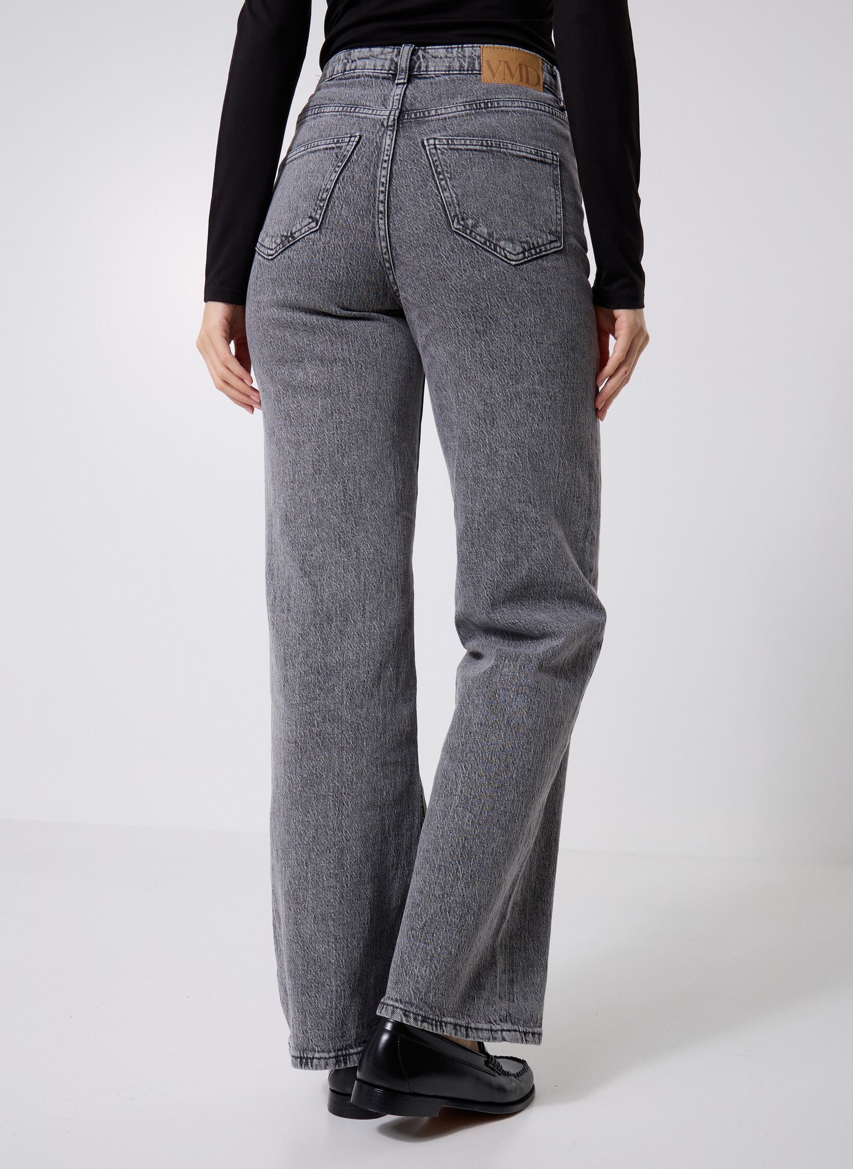 Weite Jeans VMTESSA HR WIDE JEANS RA206 GA NOOS damen grau Vero Moda Weite Jeans VMTESSA HR WIDE JEANS RA206 GA NOOS damen grau MEDIUM GREY DENIM