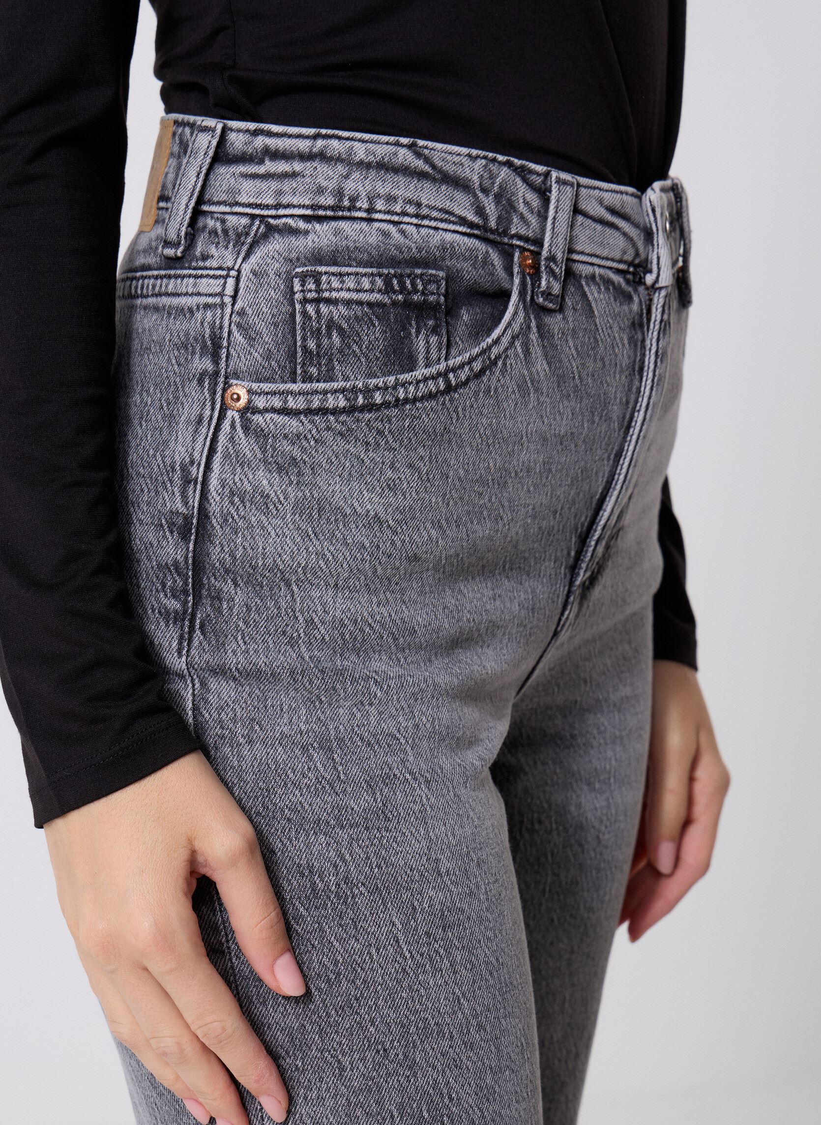 Weite Jeans VMTESSA HR WIDE JEANS RA206 GA NOOS damen grau Vero Moda Weite Jeans VMTESSA HR WIDE JEANS RA206 GA NOOS damen grau MEDIUM GREY DENIM